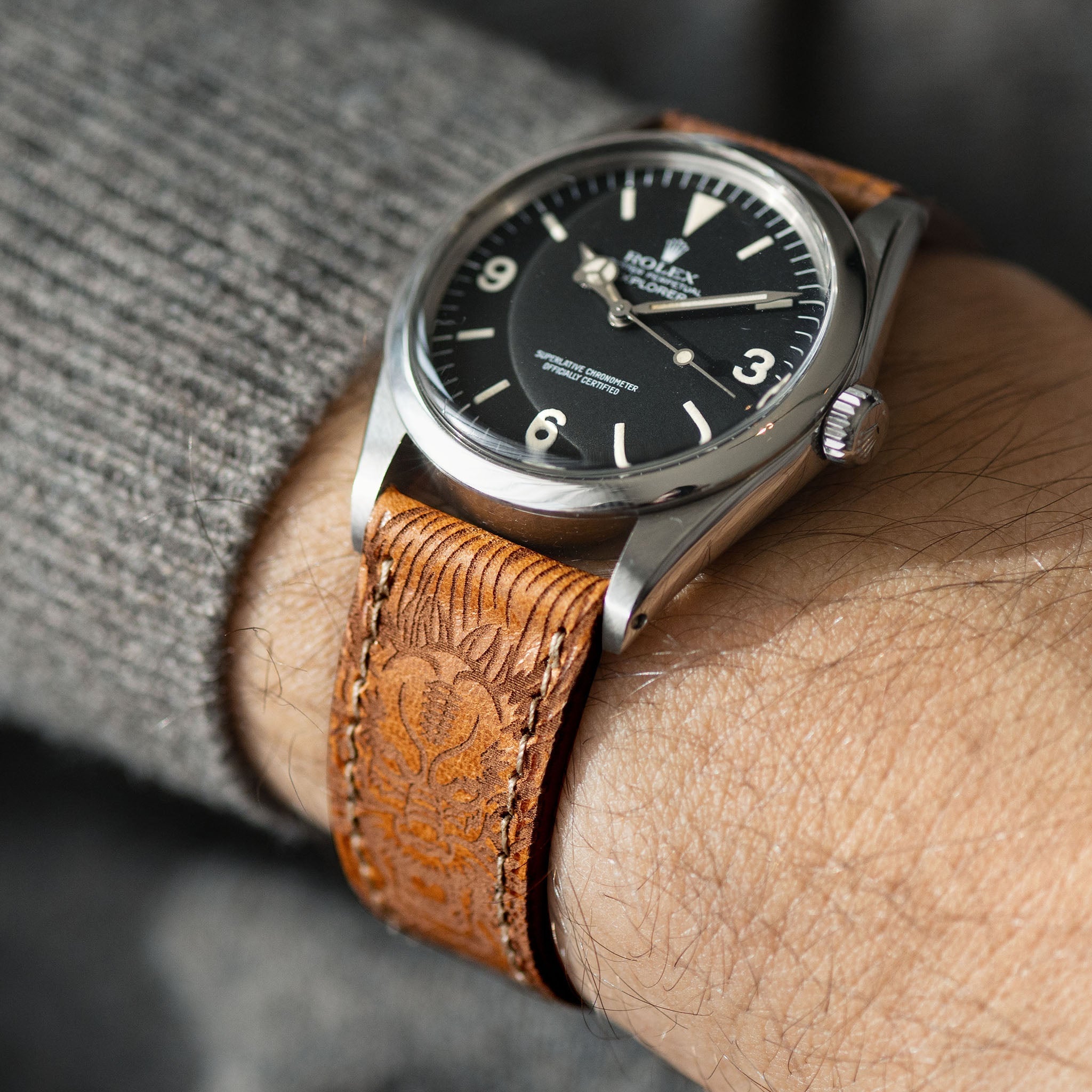 The Dragon Tattoo Leather Watch Strap – Jubilee Edition by Bulang & Sons