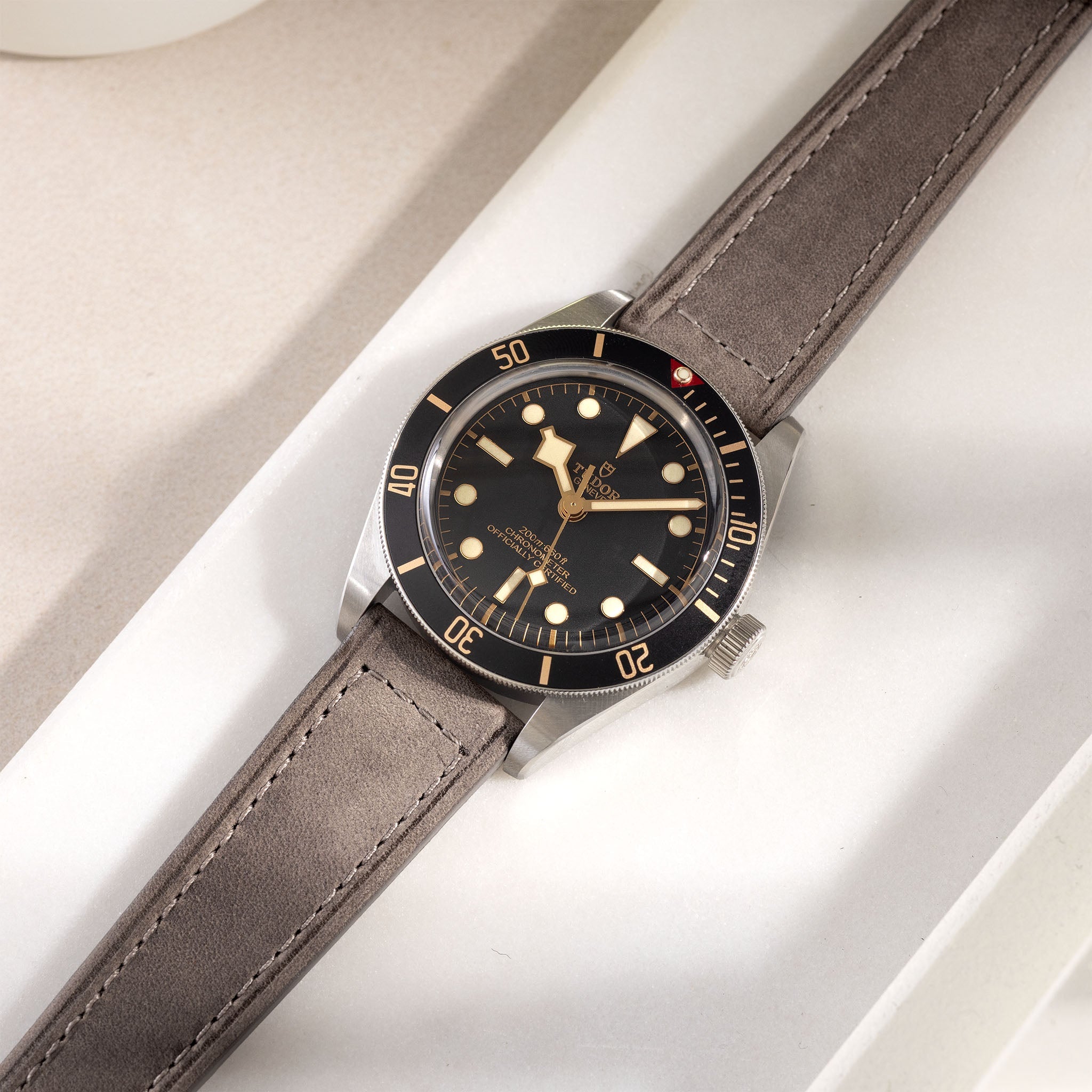 The Silky Route Taupe Strap - Jubilee Edition