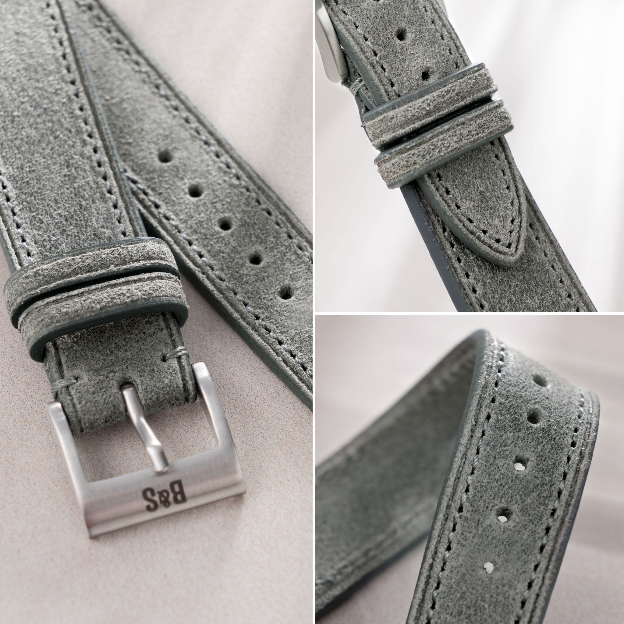Strap for Rolex Submariner 5513 & 1680 - Mayfair Grey Leather