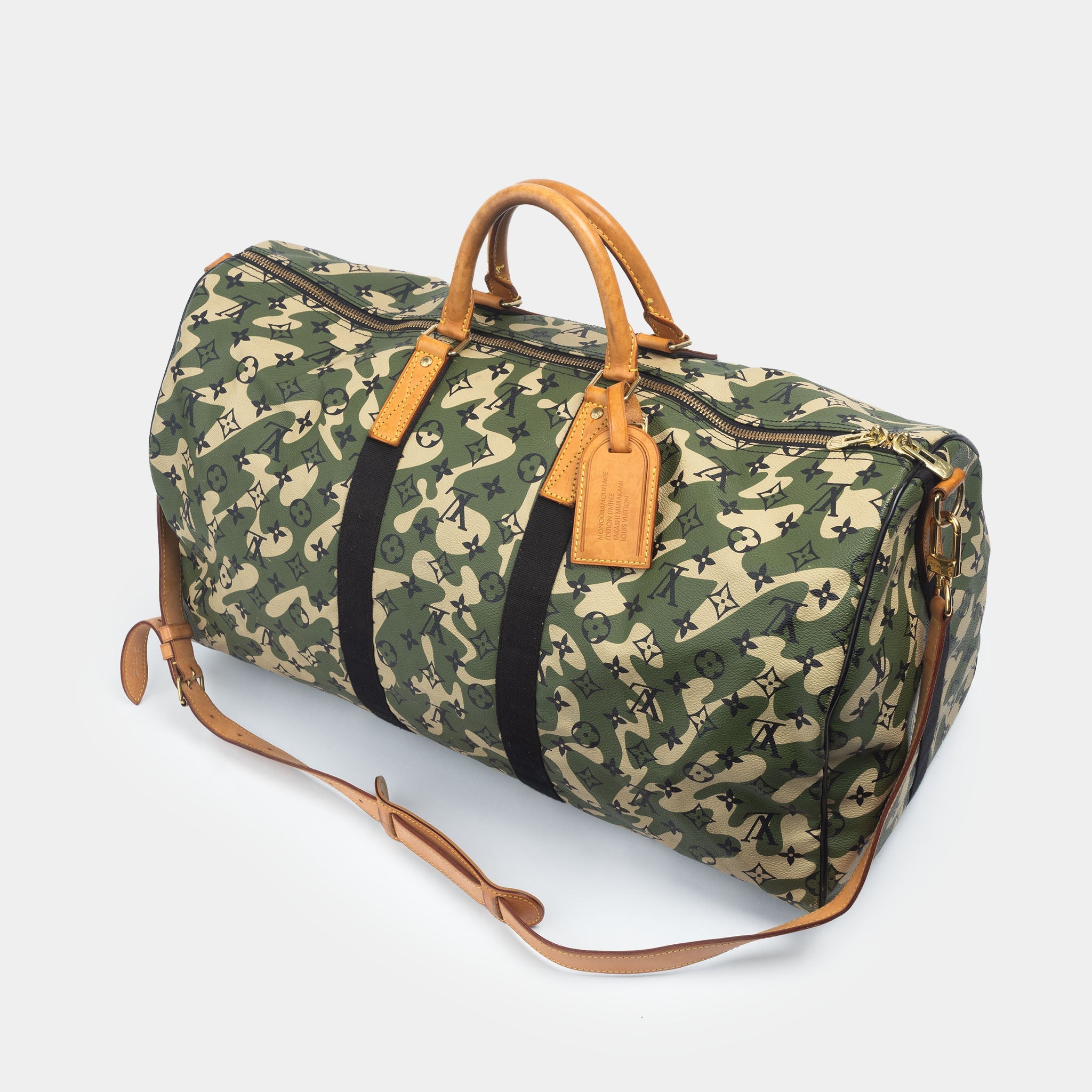 Louis Vuitton x Takashi Murakami Monogramouflage Keep all bag