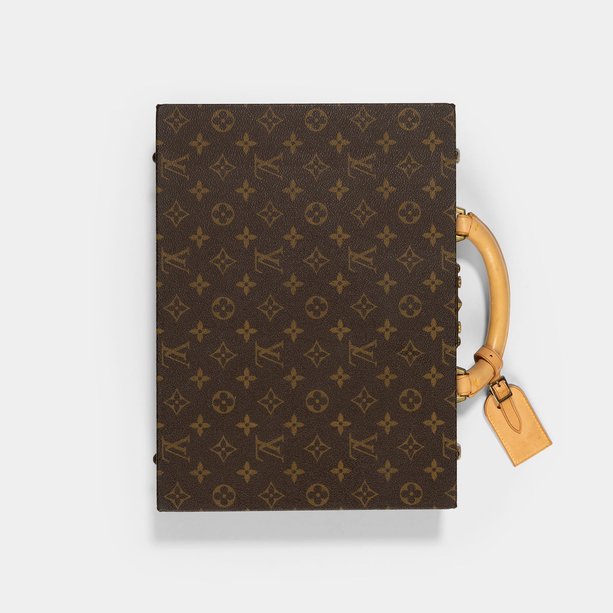 Louis Vuitton Boite Bijoux Monogram Jewelry Vanity Case Travel Trunk Hard Box