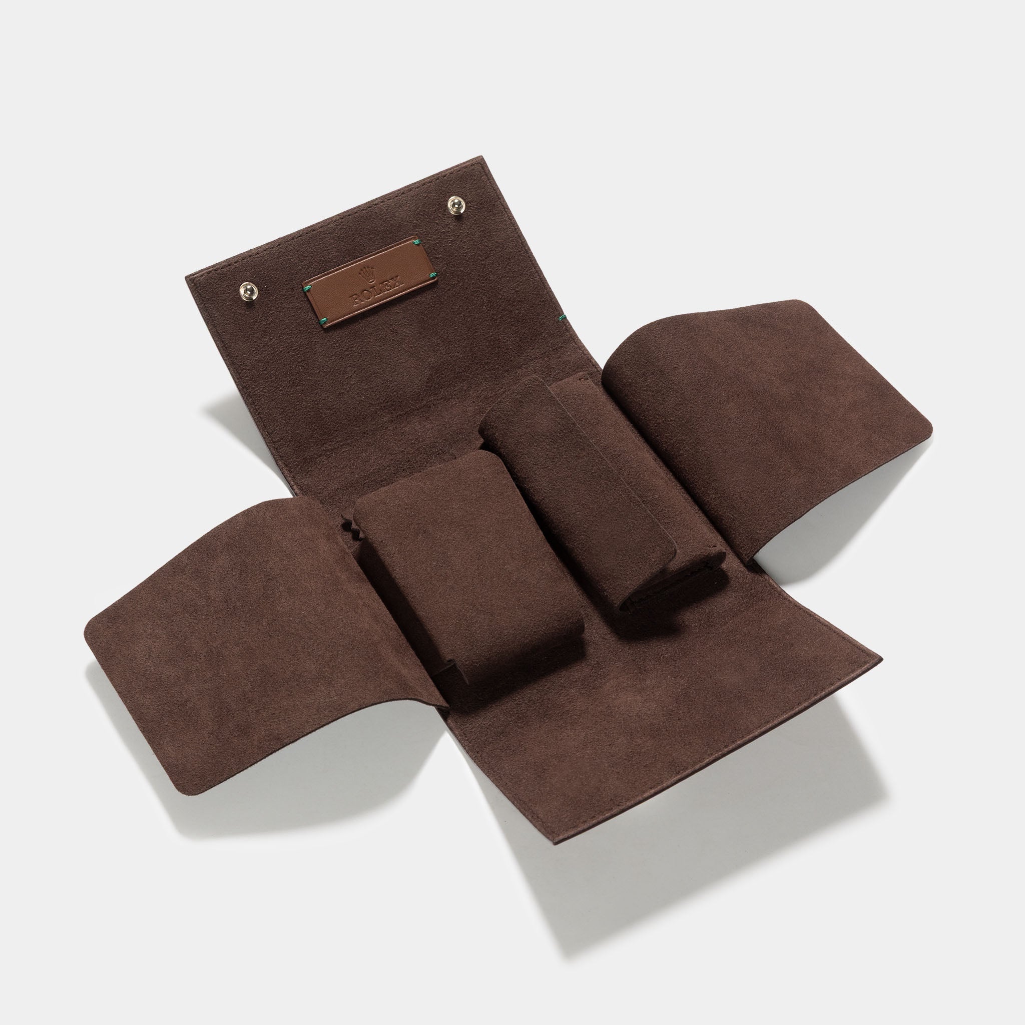 Rolex Chestnut Brown Watch Pouch