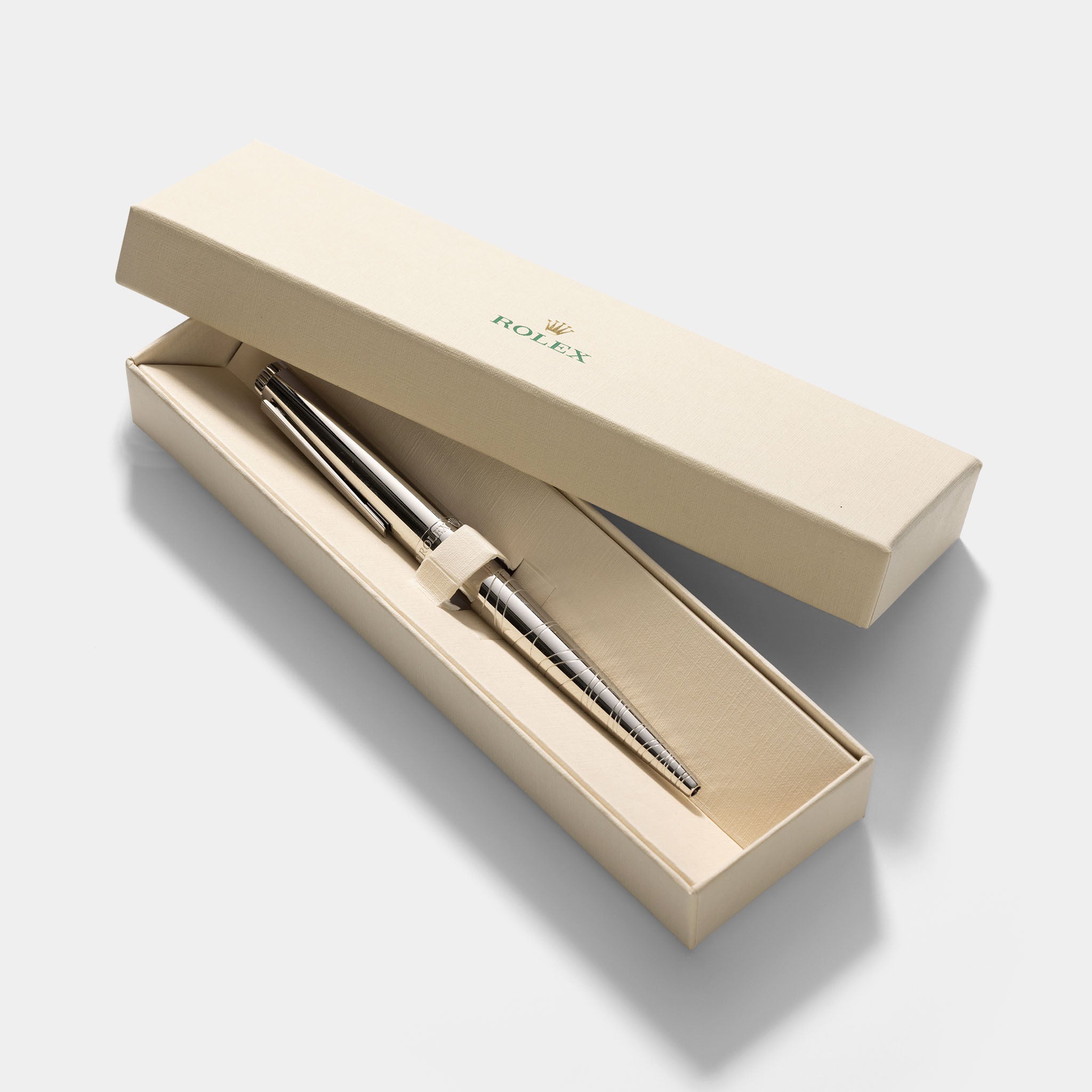 Rolex Steel Ballpoint "Wave" Ball Point Pen