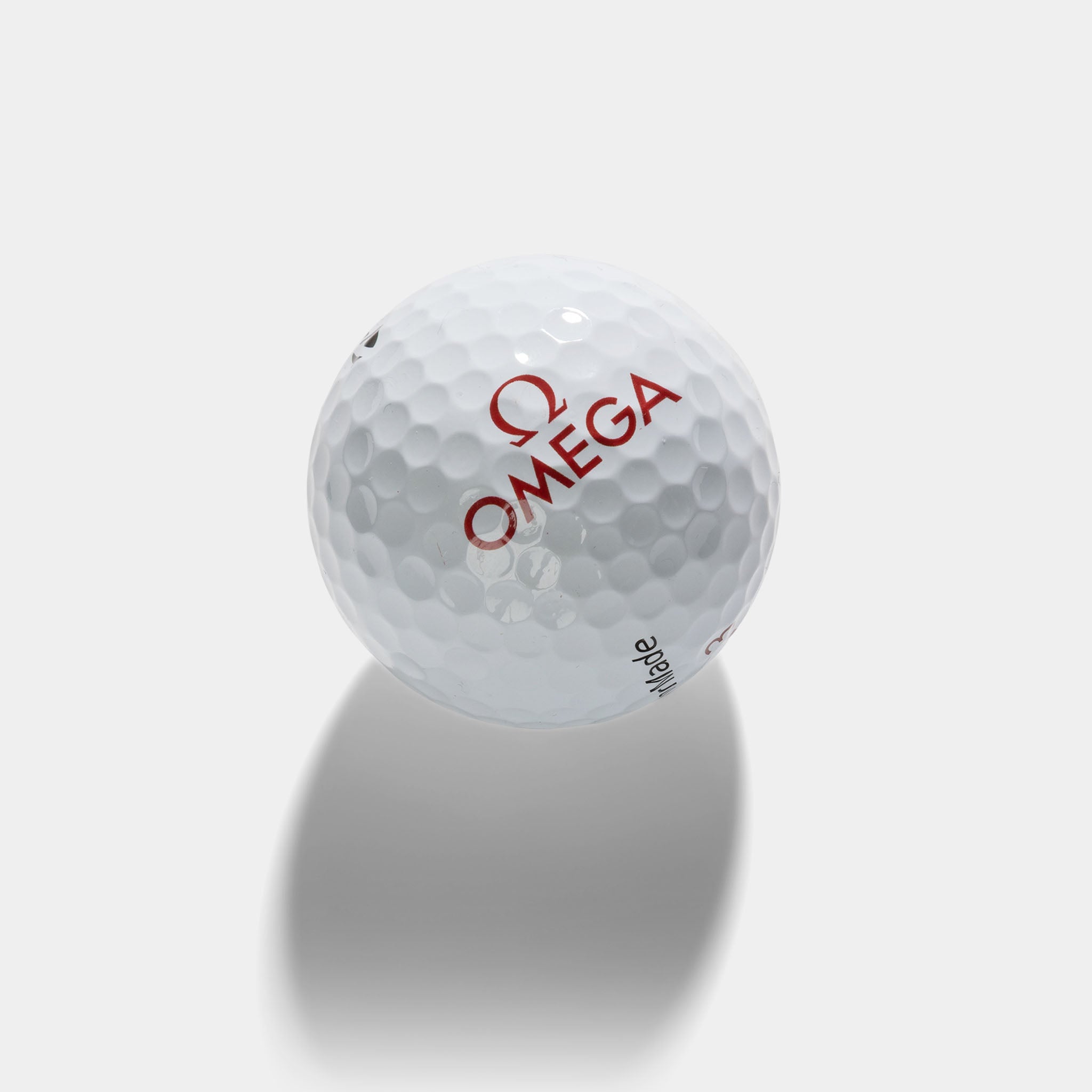 Omega set of three collectable golfballs