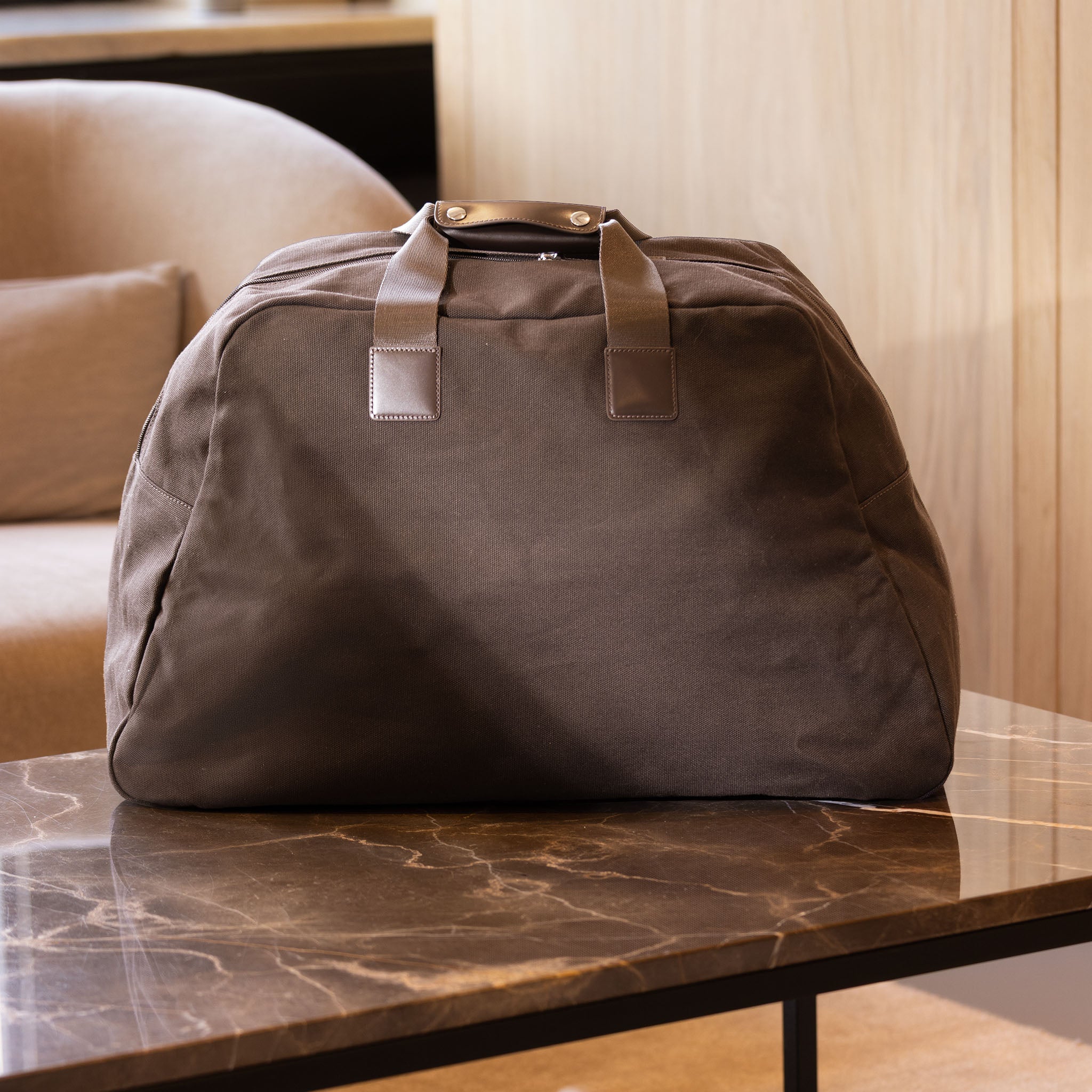 Patek Philippe Travel Bag in Brown Canvas