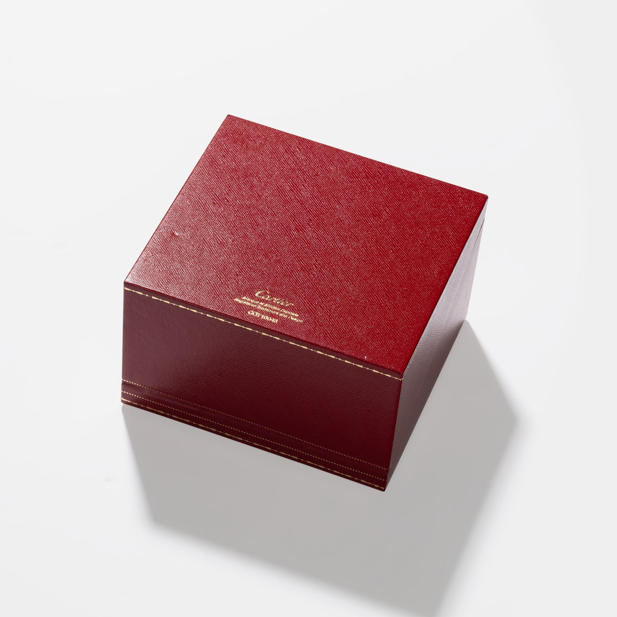 Cartier Travel / Desk Alarm Clock in Palladium -Chrome finish ref 2745 with Original Box and Guarantee Certificate