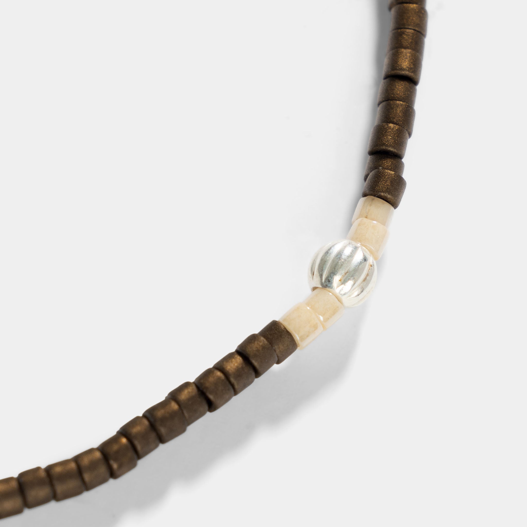 Oskar Gydell Miyuki Bracelet Silver - 1