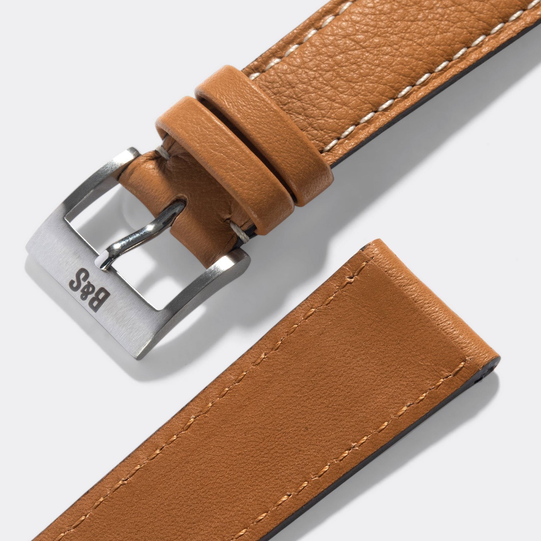 Tawny Brown Leather Watch Strap
