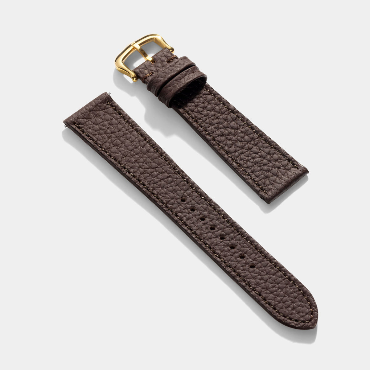Strap for Cartier Tank Louis (2021 - today) - The Grana Dark Brown
