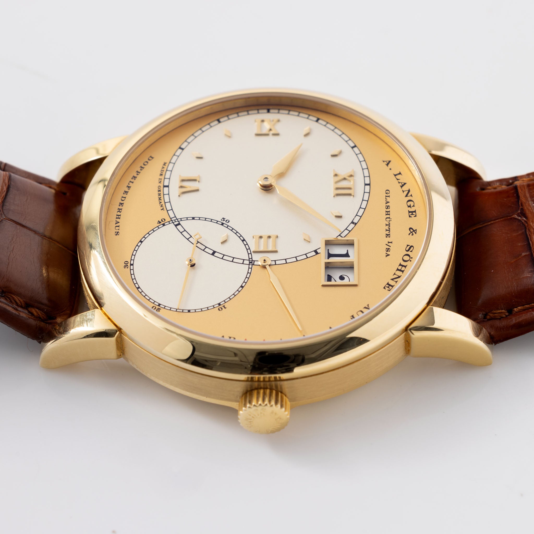 A. Lange & Söhne Grand Lange 1 “ Grosse Lange” 18kt Yellow Gold Ref 115.021