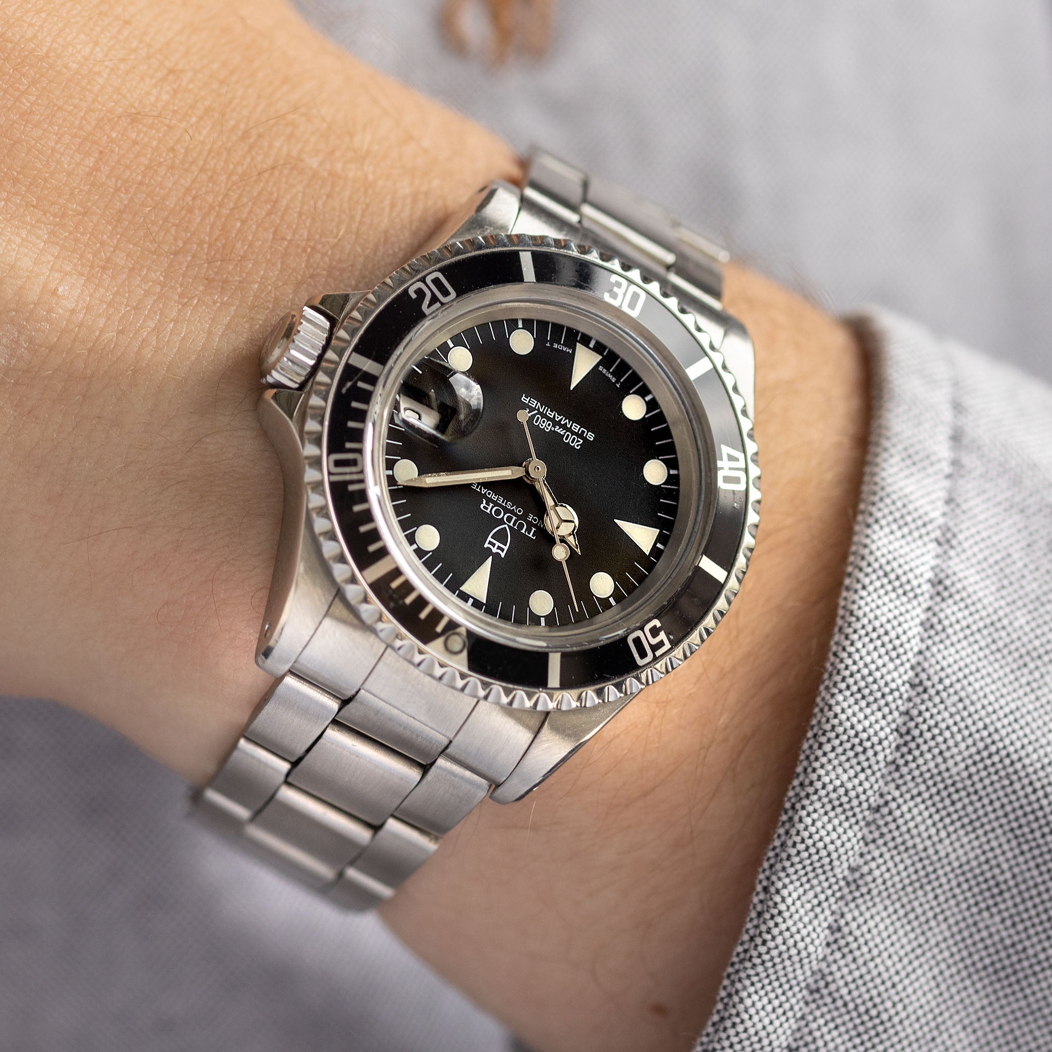 Tudor Submariner Date Black Dial Ref 79090