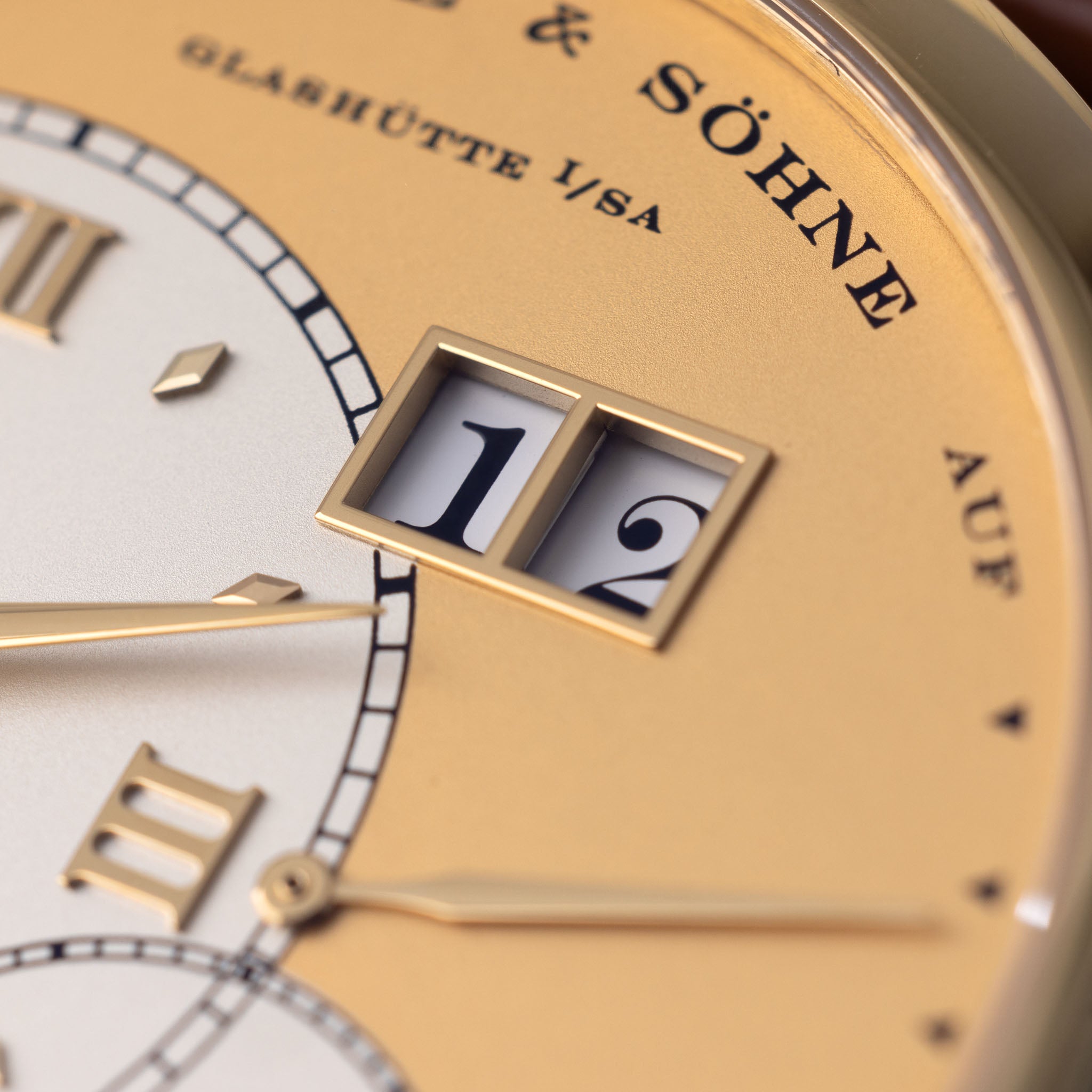 A. Lange & Söhne Grand Lange 1 “ Grosse Lange” 18kt Yellow Gold Ref 115.021