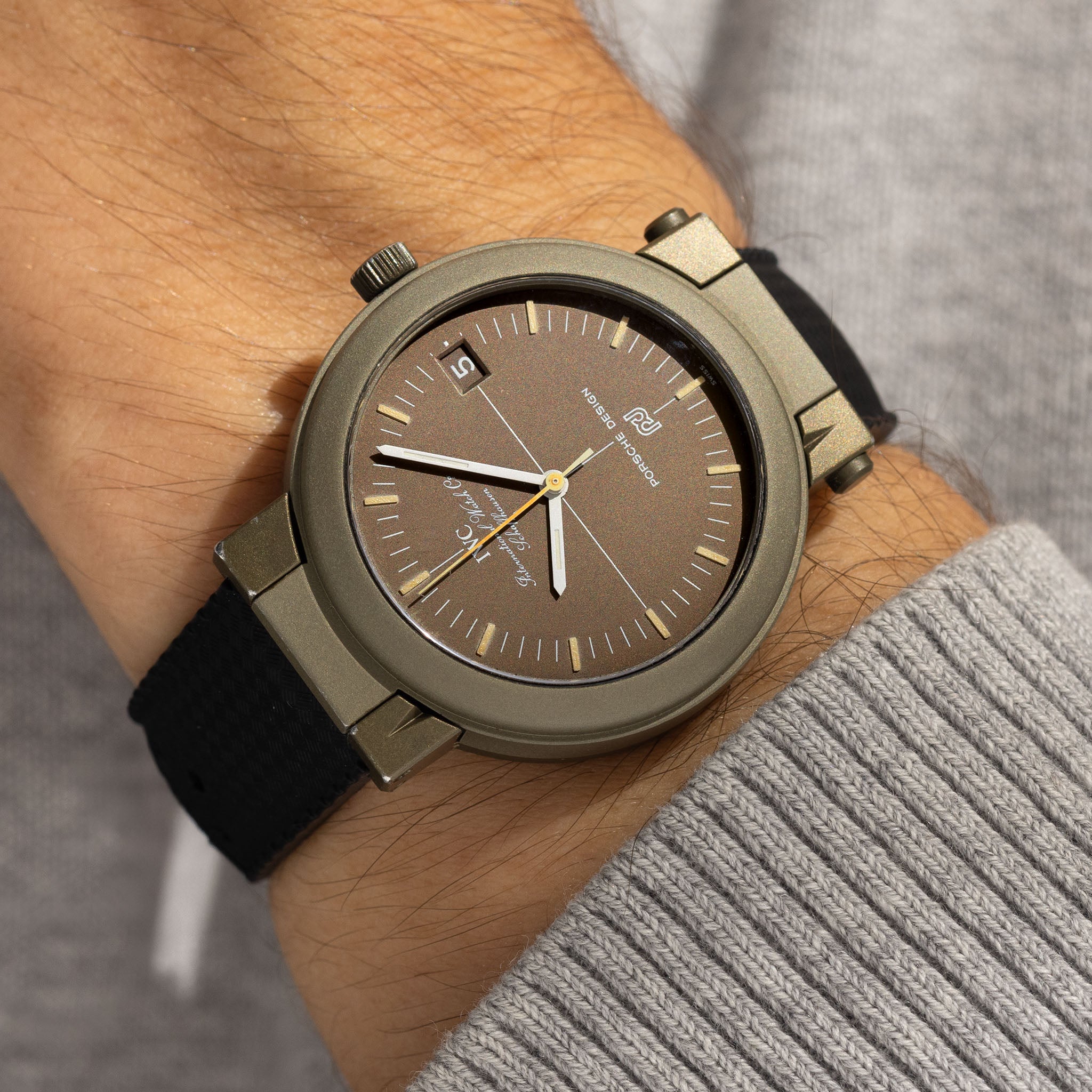 Iwc Compass watch "olive green " ref Iw5310