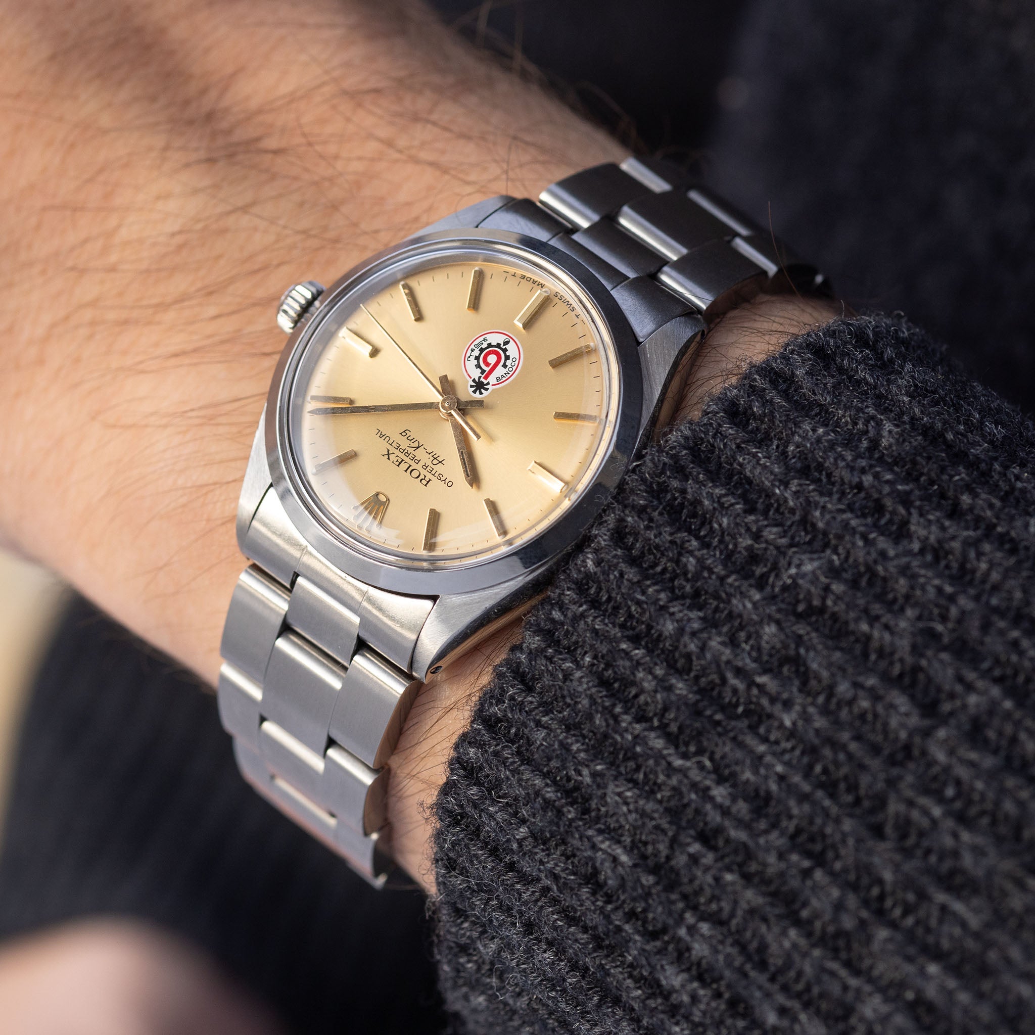 Rolex Airking "Banoco " logo dial ref 5500