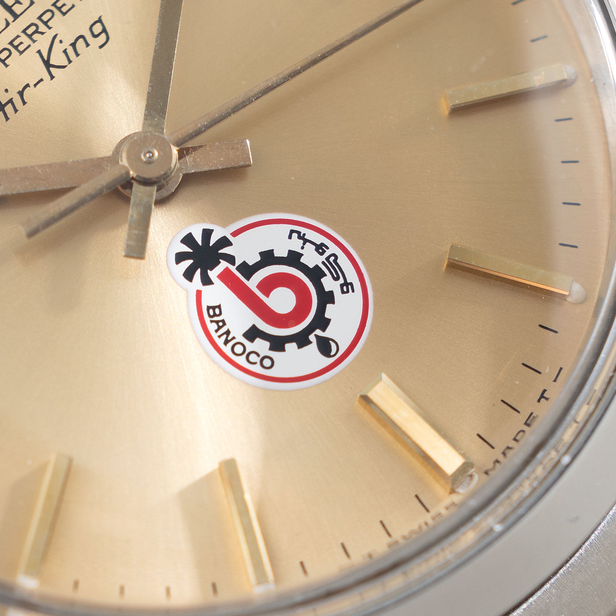 Rolex Airking "Banoco " logo dial ref 5500