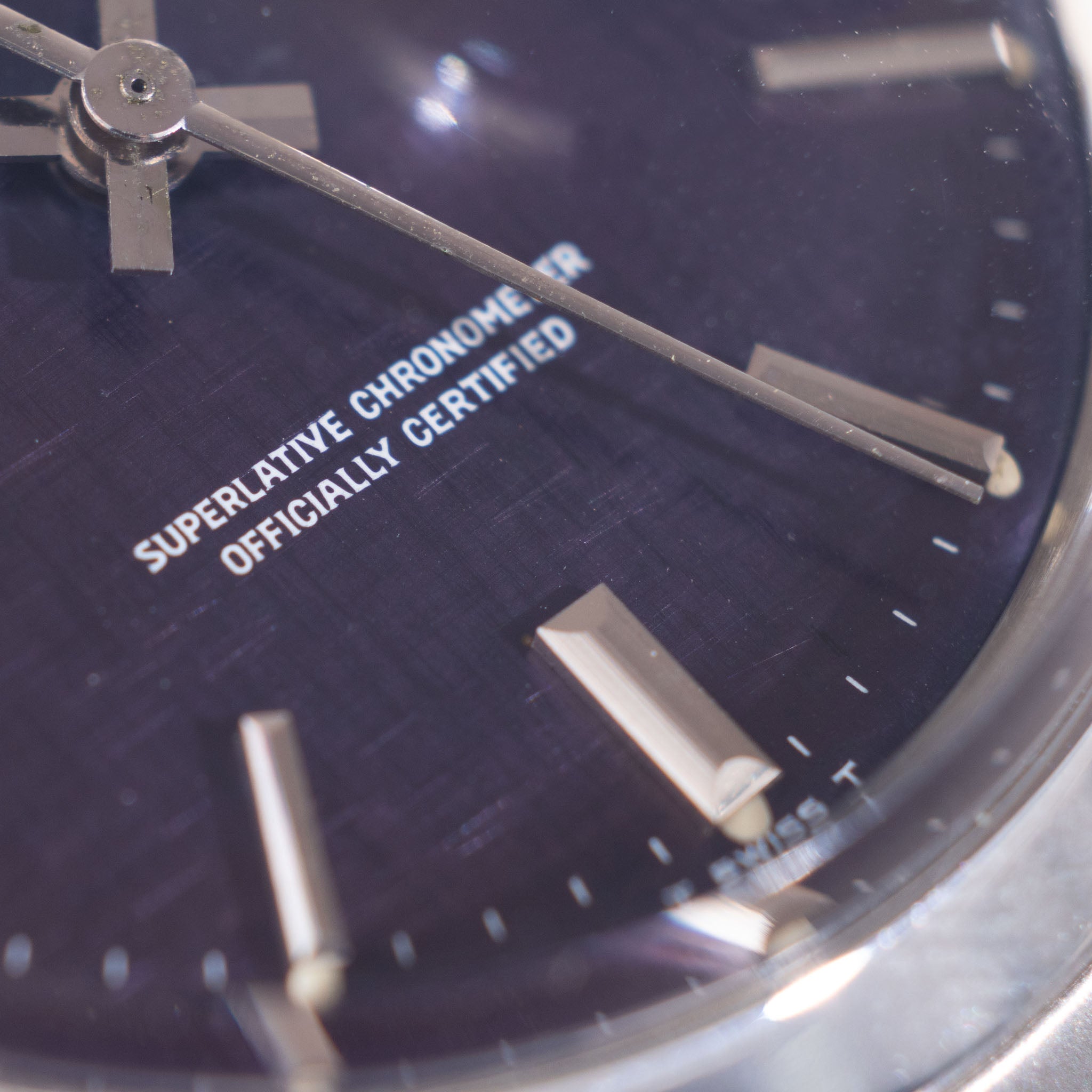 Rolex Oyster-Perpetual Date Purple Linen Dial Ref. 1500