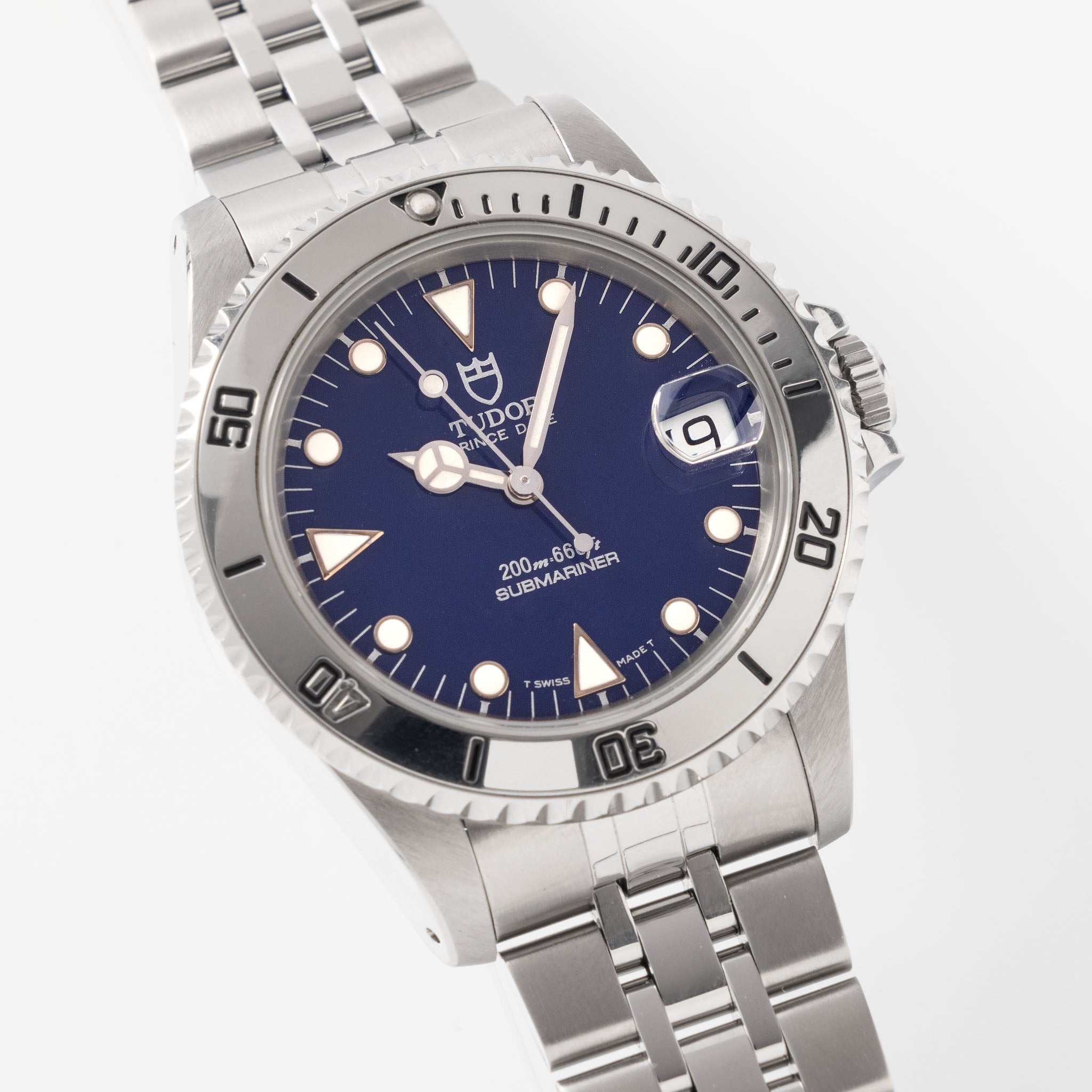 Tudor Submariner Blue Dial Ref 75190