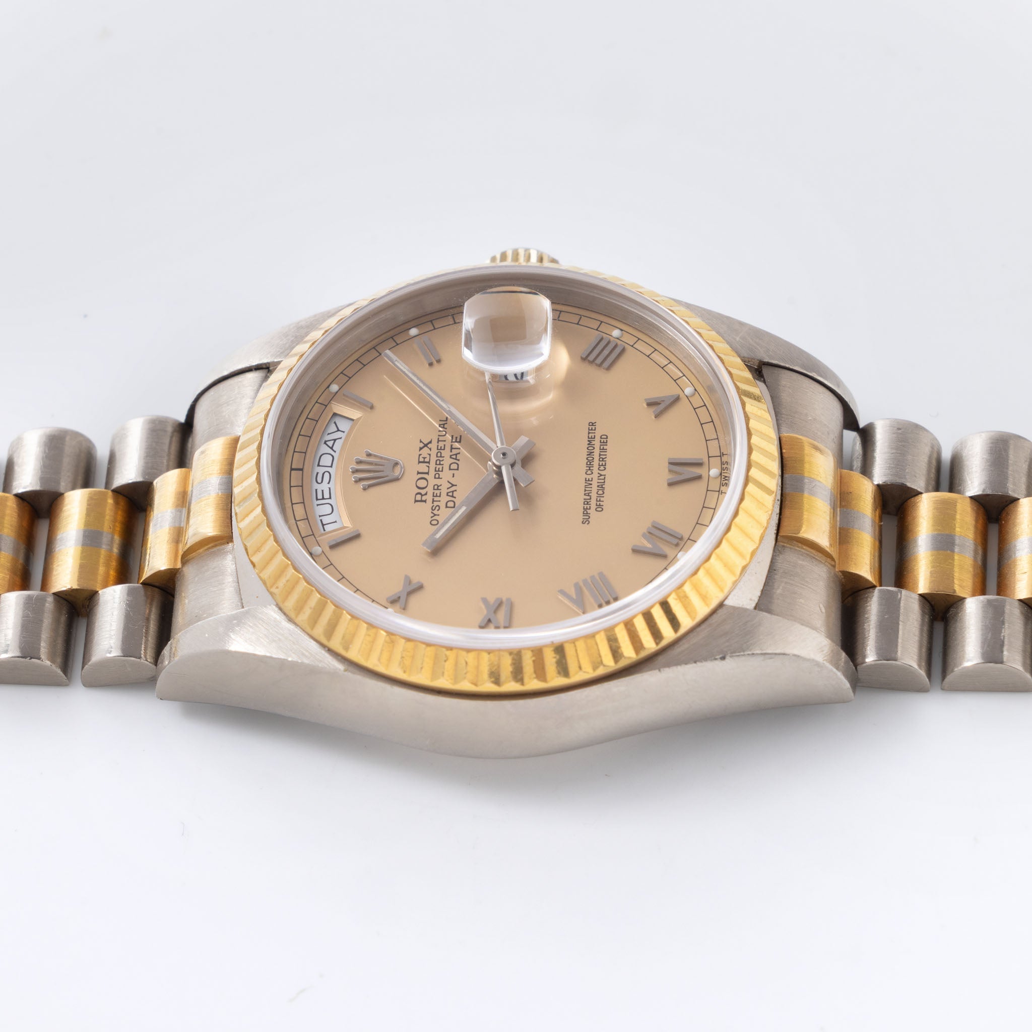 Rolex Day-Date 18039B "Tridor" Peach Dial from Original Owner Full Set