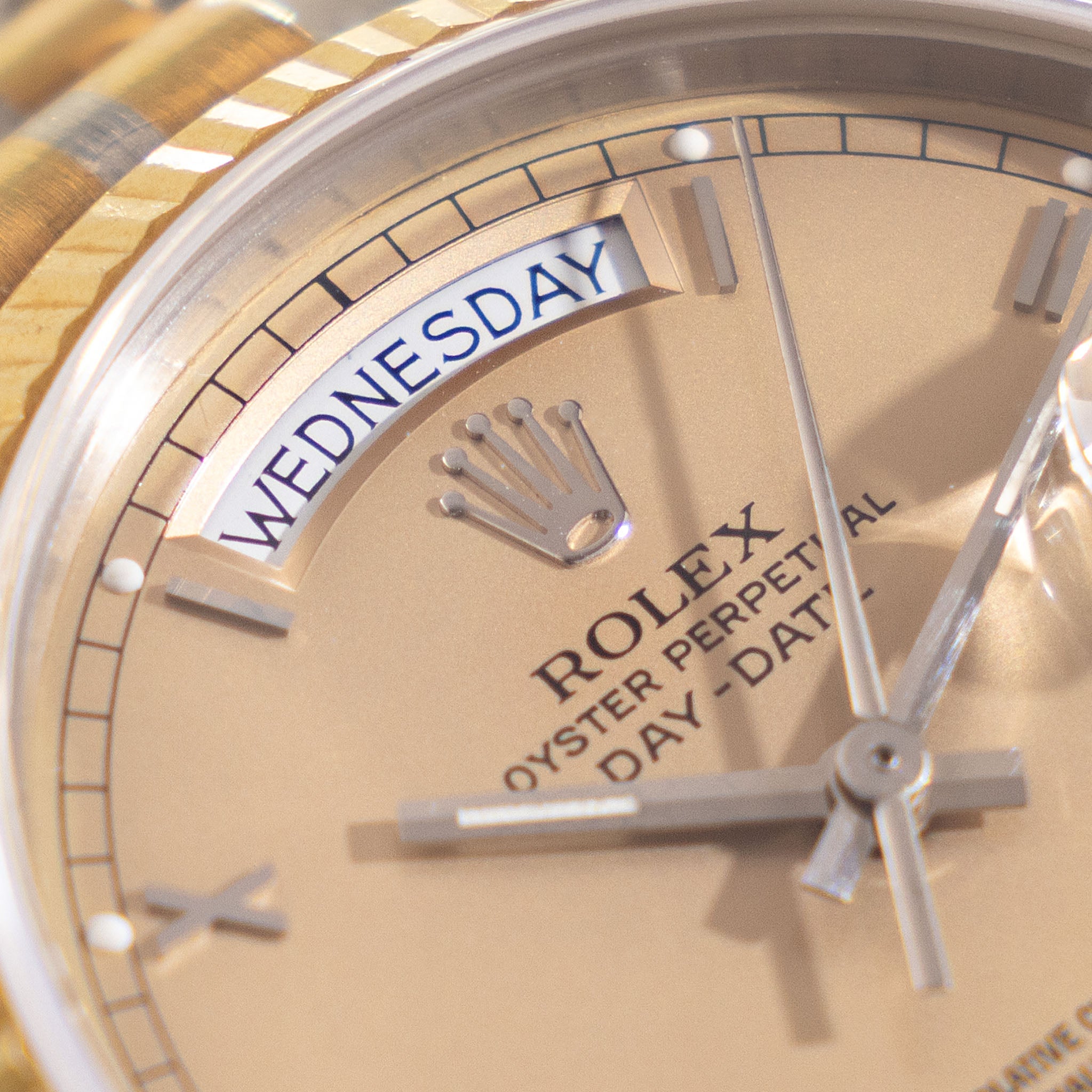 Rolex Day-Date 18039B "Tridor" Peach Dial from Original Owner Full Set