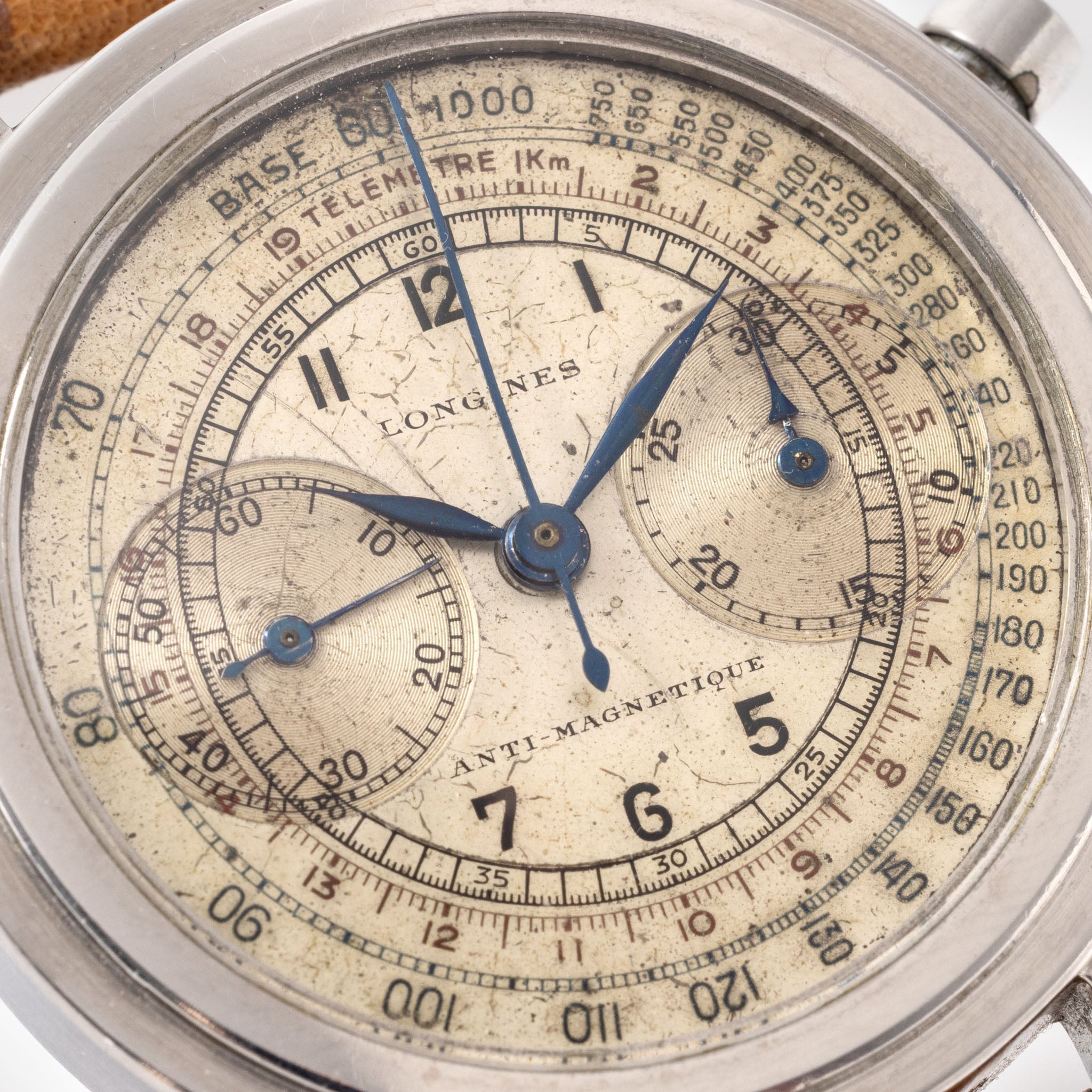 Longines "Tre Tacche" 13 ZN Stepcase Chronograph ref 4974