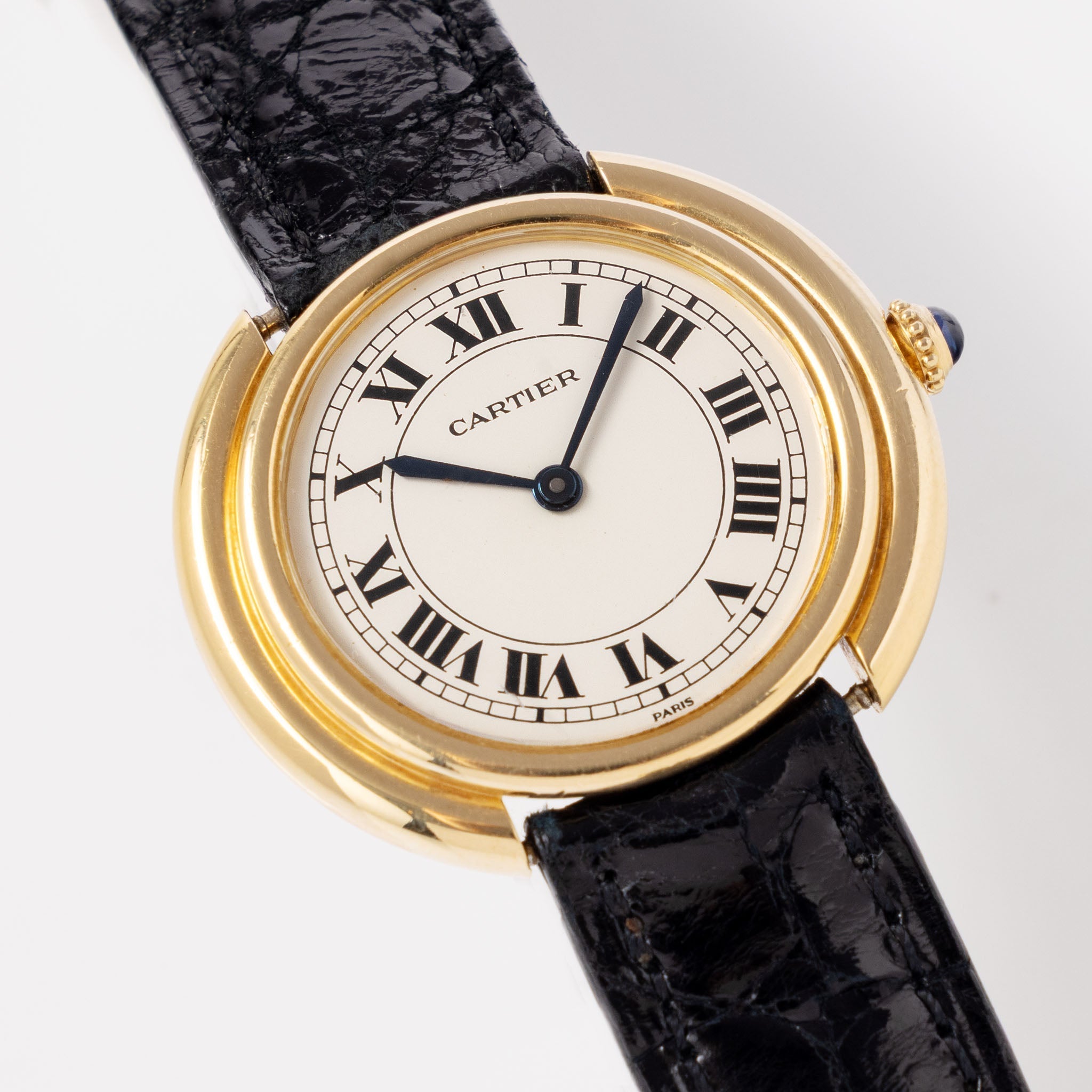 Cartier Vendôme Jumbo automatic “Paris” dial in 18 k yellow gold ref 17003