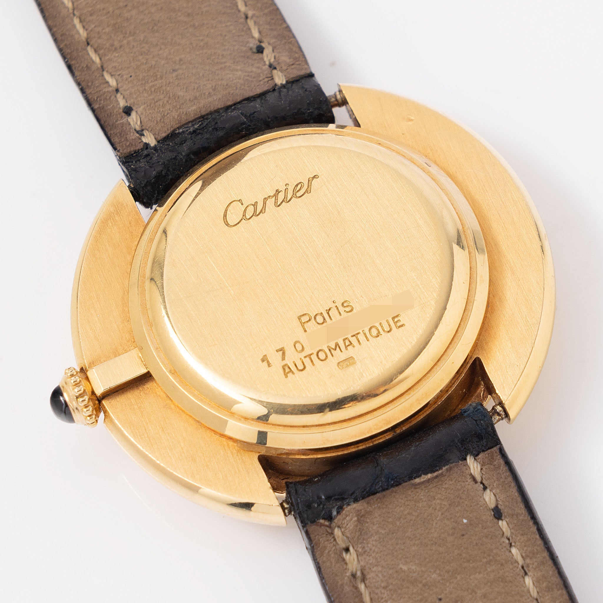 Cartier Vendôme Jumbo automatic “Paris” dial in 18 k yellow gold ref 17003