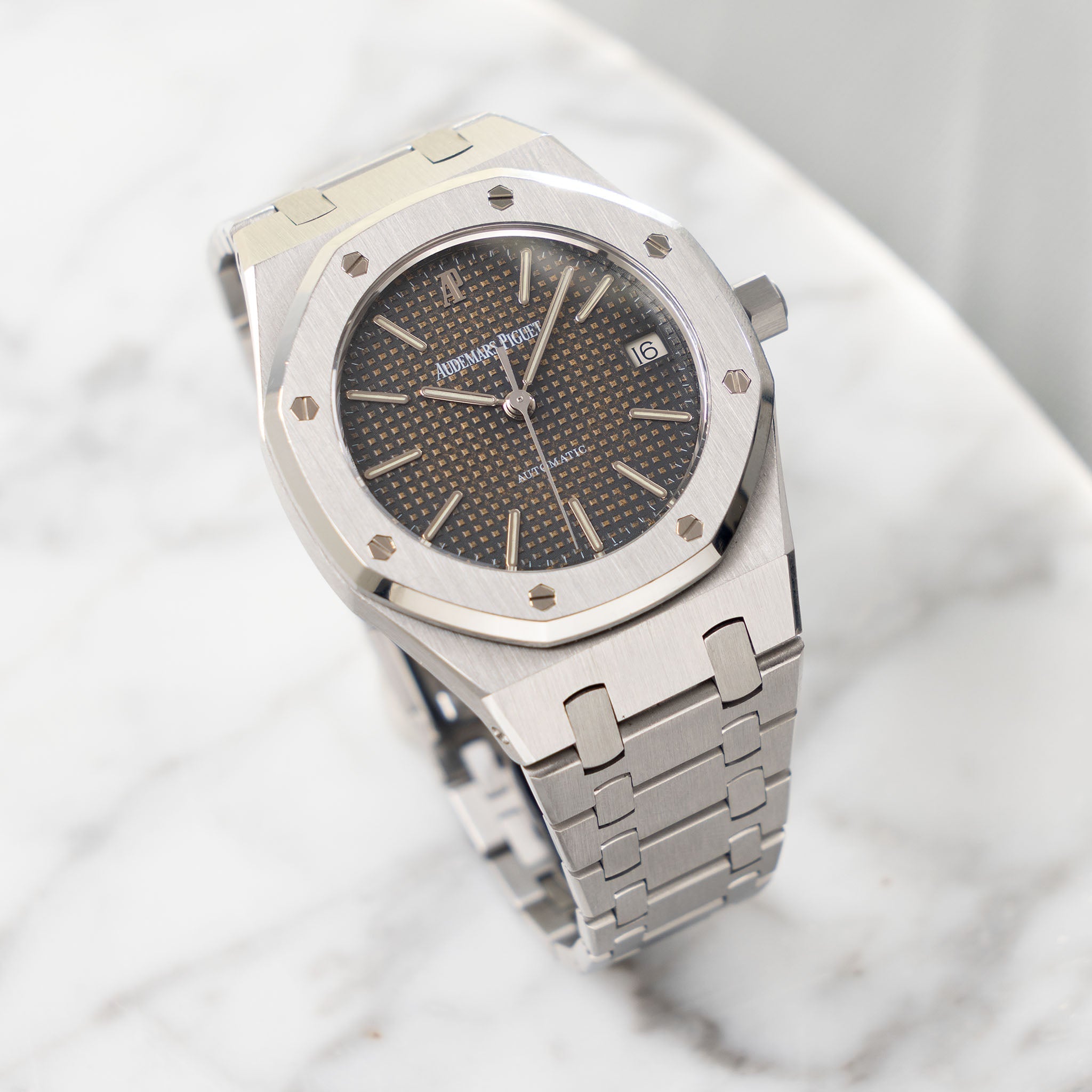 Audemars Piguet Royal-Oak 14790ST Tropical MK2 Dial with Box Extract of Archives and Service Papers