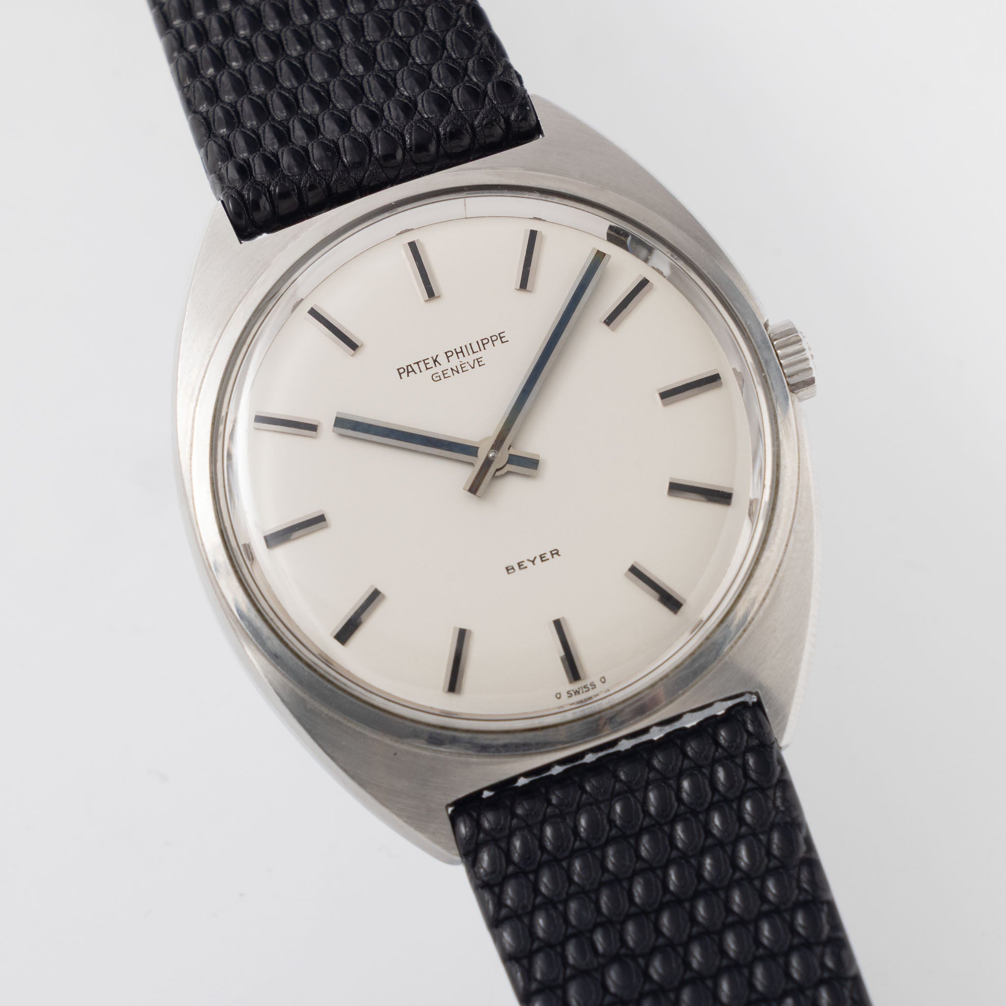 Patek Philippe Calatrava 3574 Silver dial "Beyer" in Steel Execution with Box