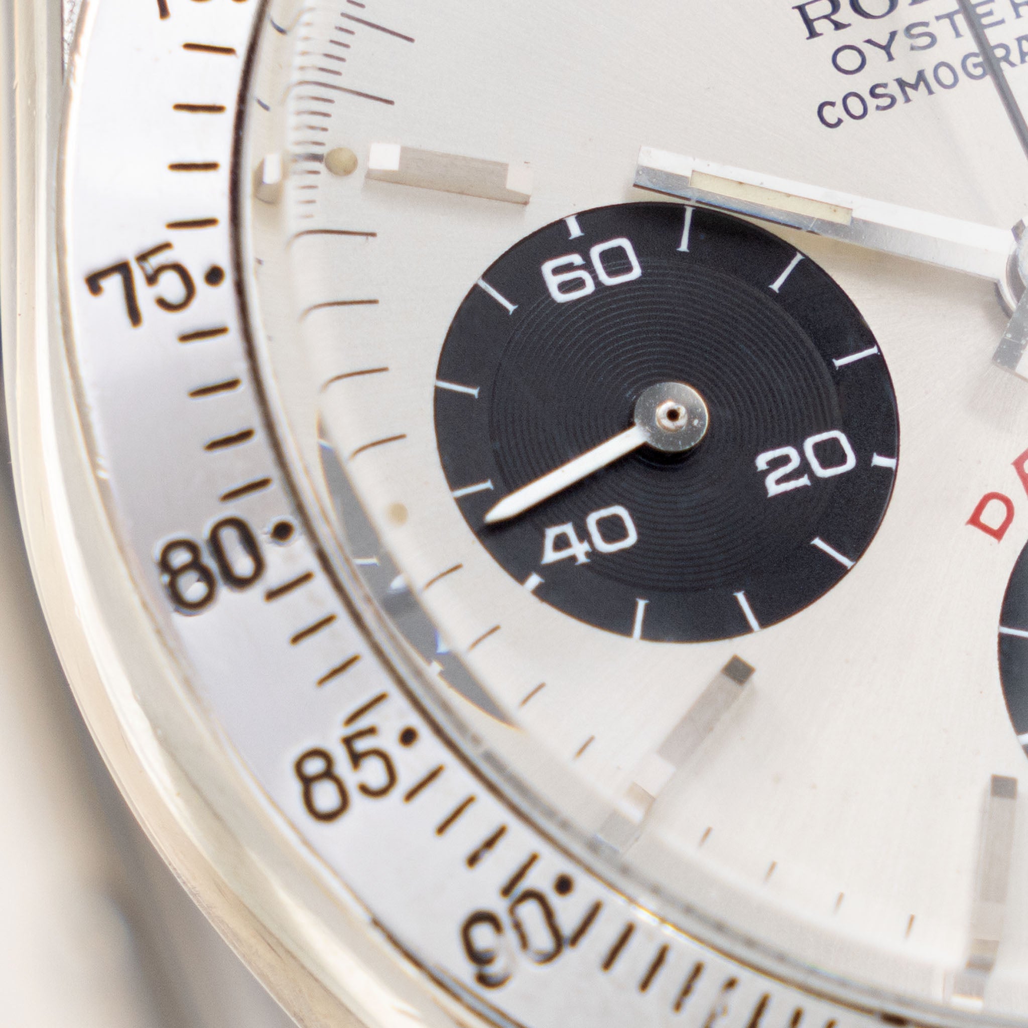 Rolex Cosmograph Daytona ref. 6265 Big Red Panda Silver Dial