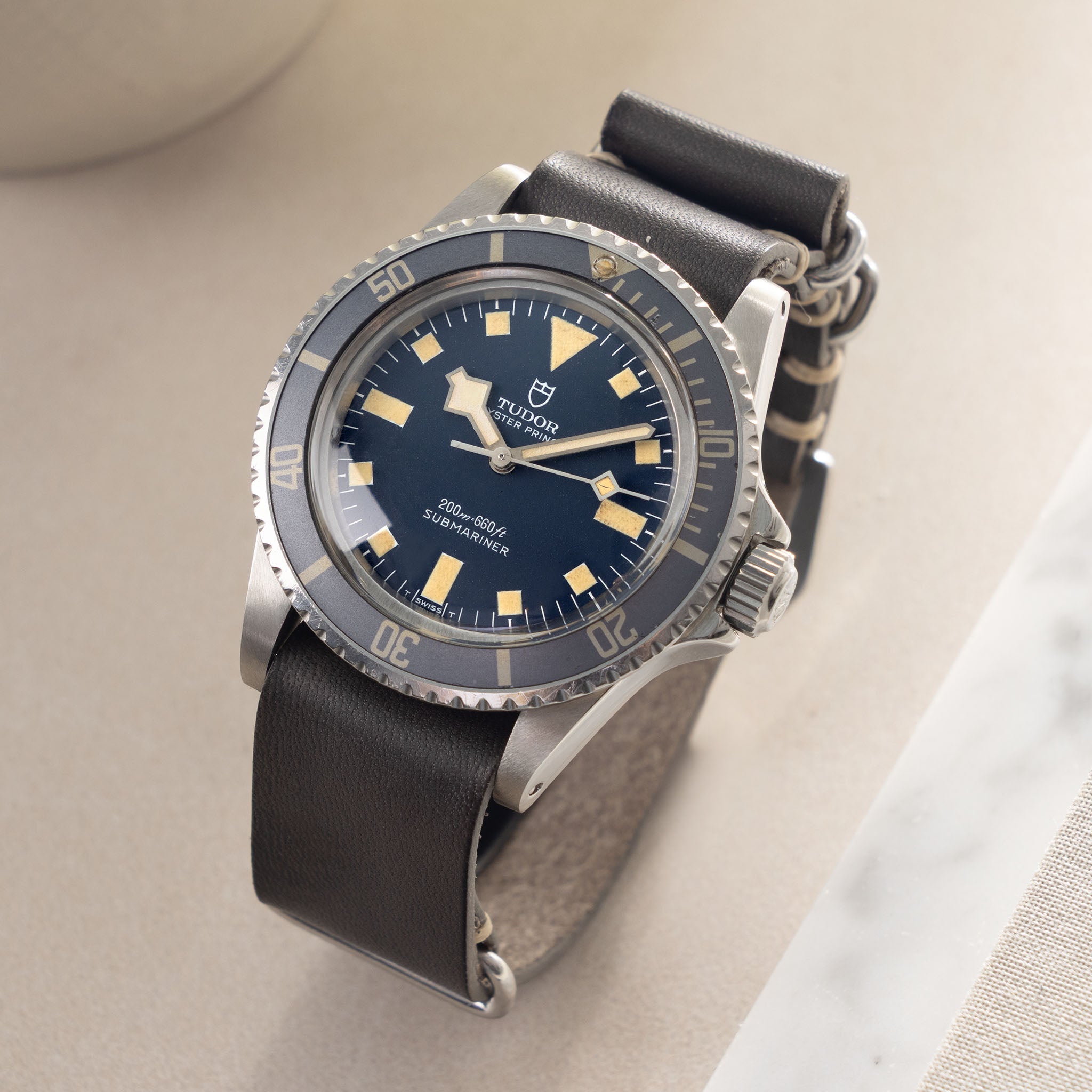 Tudor Submariner Snowflake Blue dial ref 9401