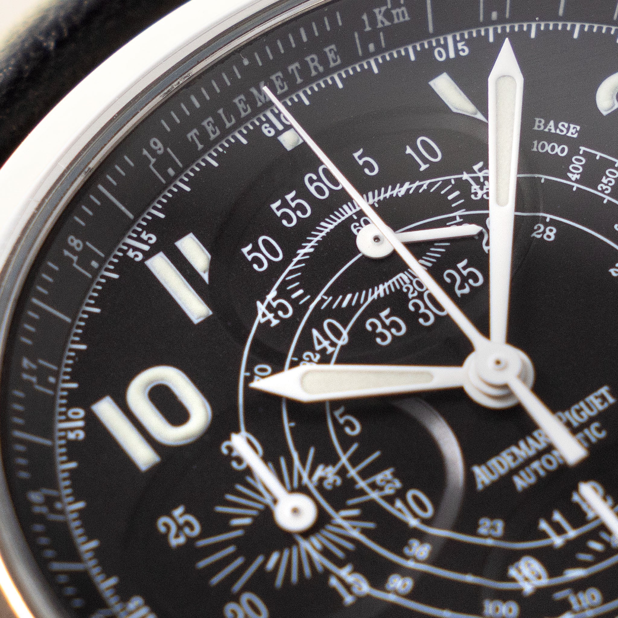 Audemars Piguet Millenary Chronograph Black Dial ref. 25822ST with Original Certificate of Origine