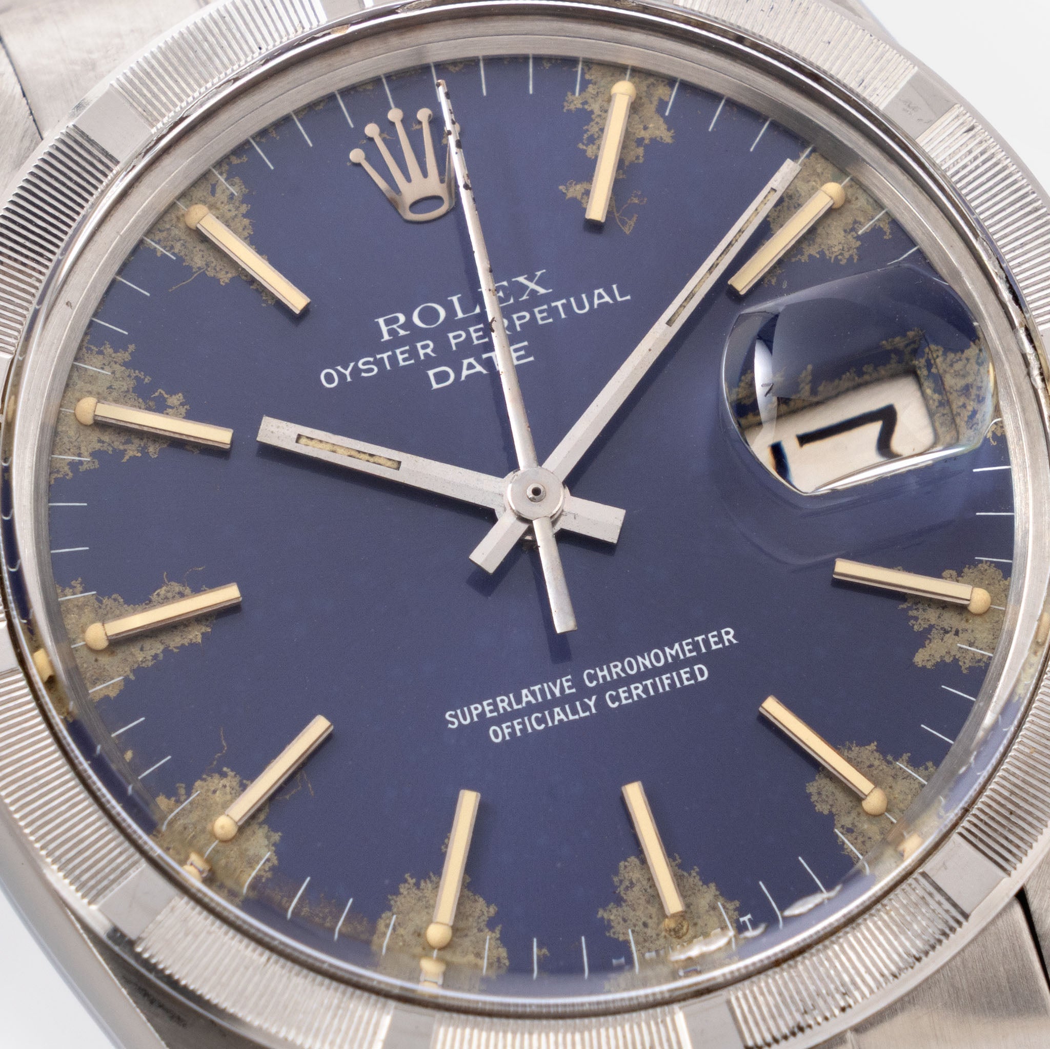 Rolex Oyster-Perpetual Date 1501 Blue Explosion