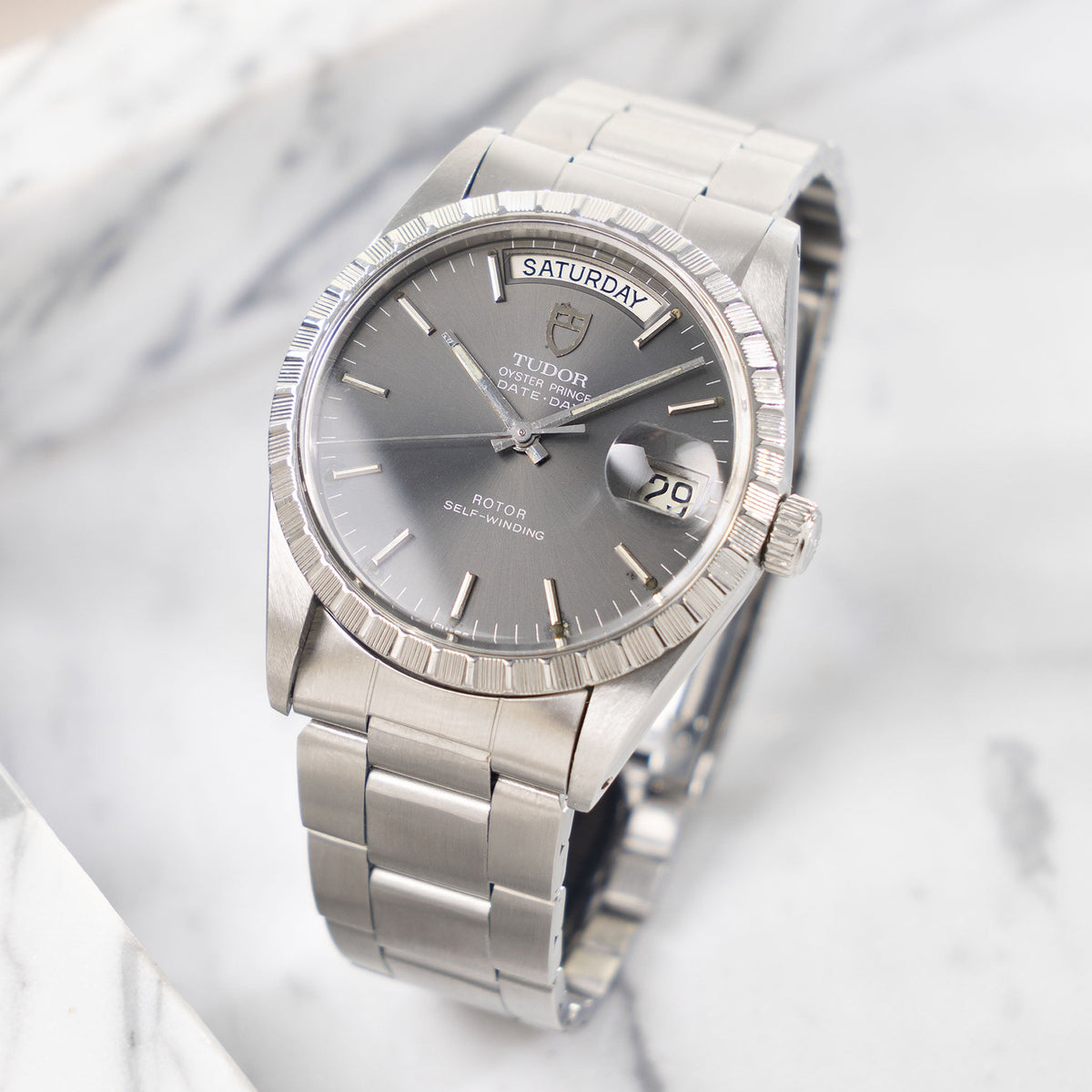 Tudor Date-Day 94510 Grey Dial