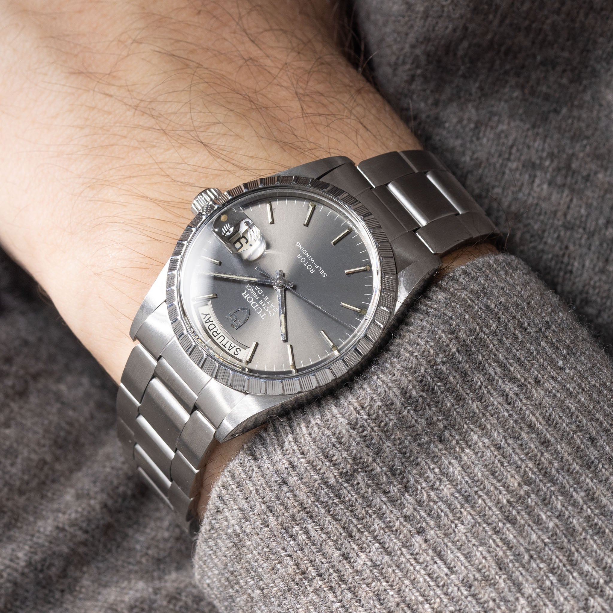 Tudor Date-Day 94510 Grey Dial