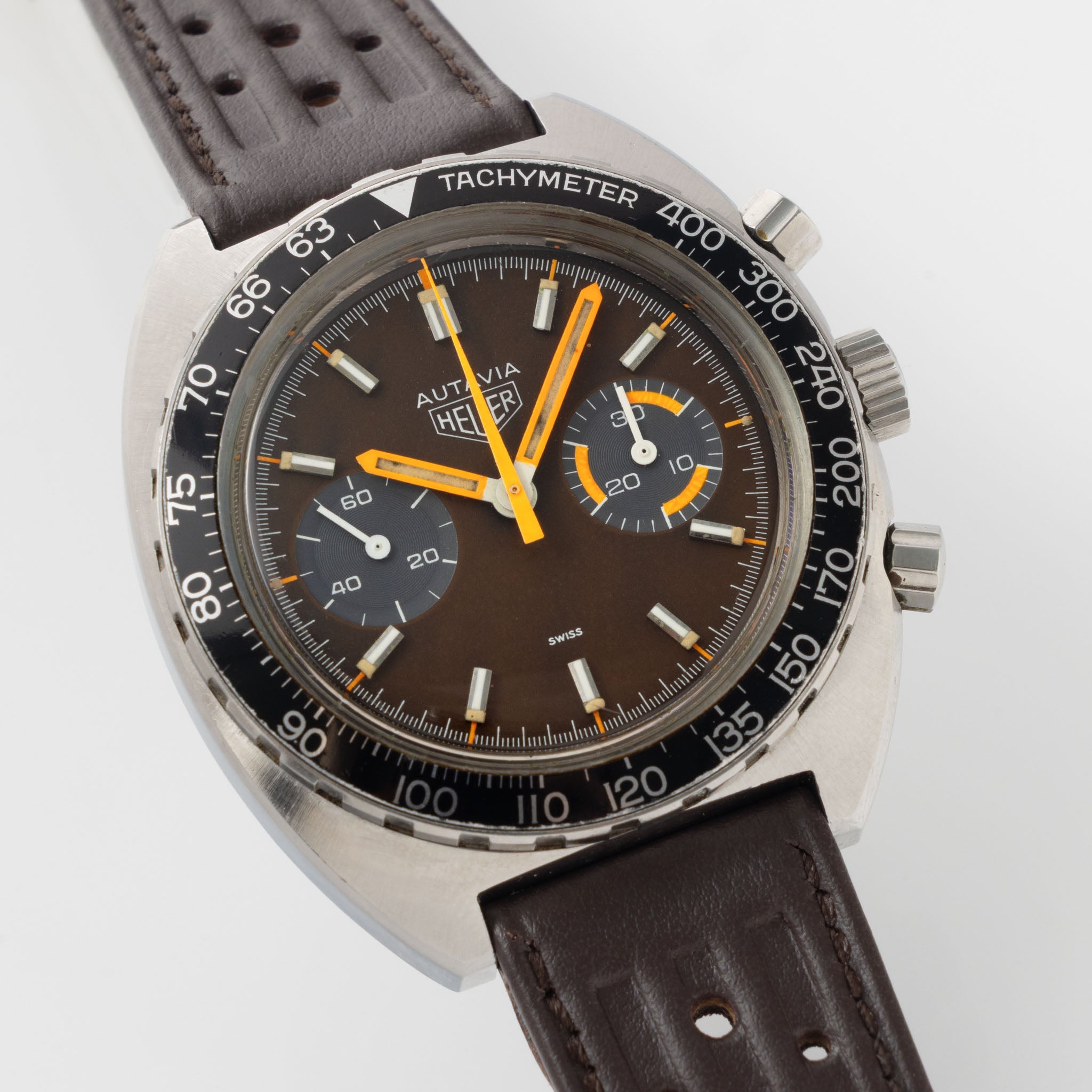Heuer Autavia Chronograph Tropical Brown Dial ref. 73363