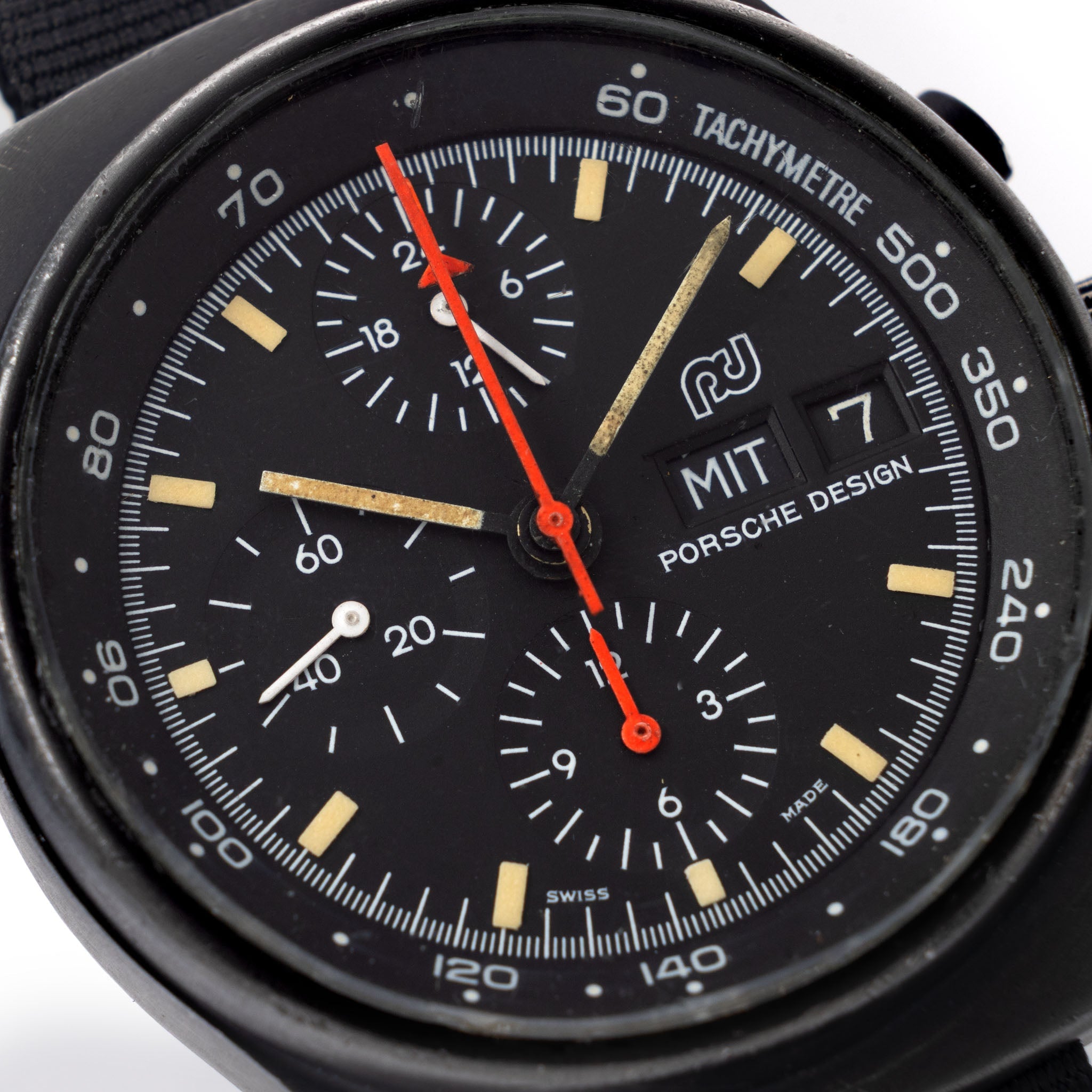 Orfina Porsche Design Chronograph 1 Lemania 5100 Ref 7176 PVD Coated