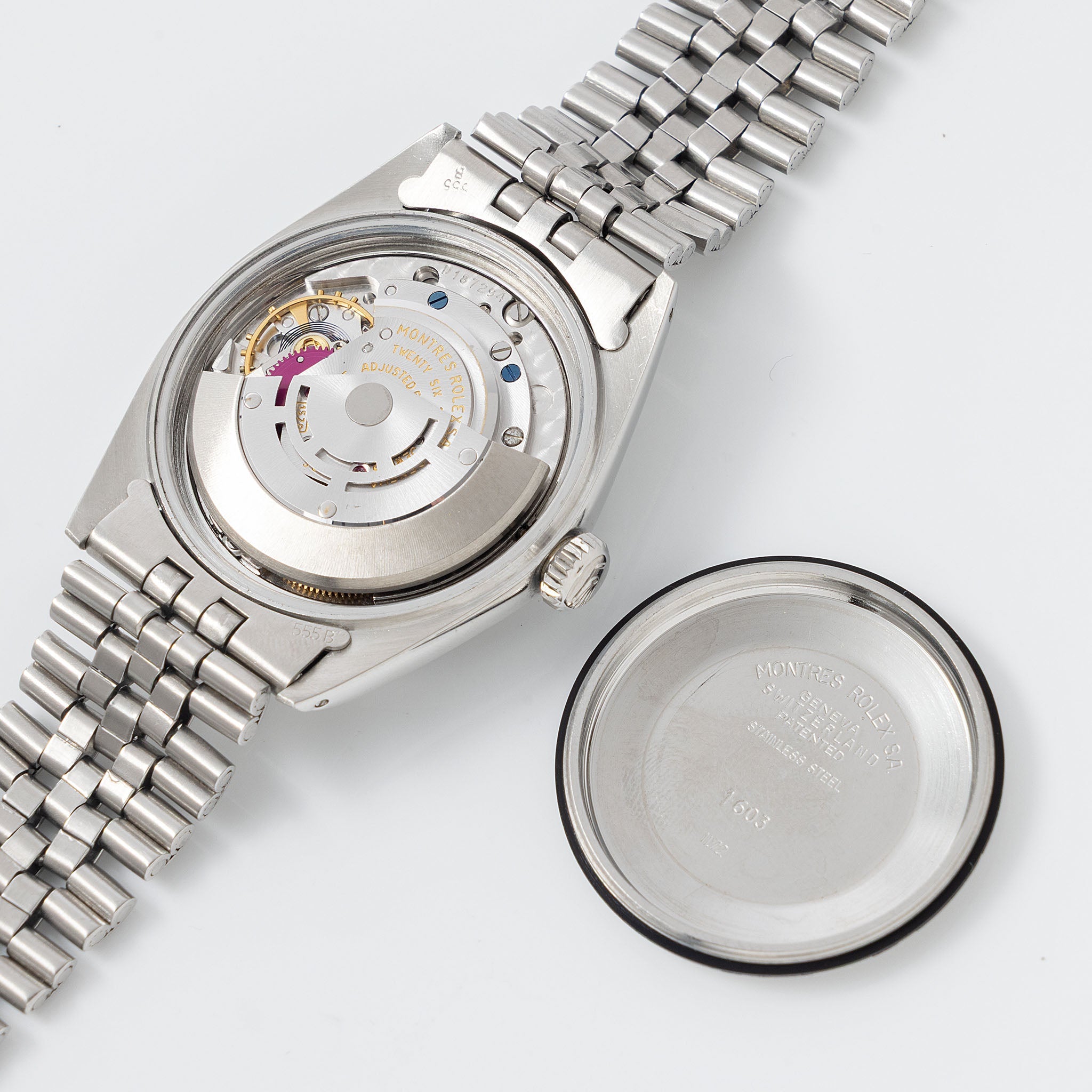 Rolex Datejust 1603 Grey Linen Sigma Dial