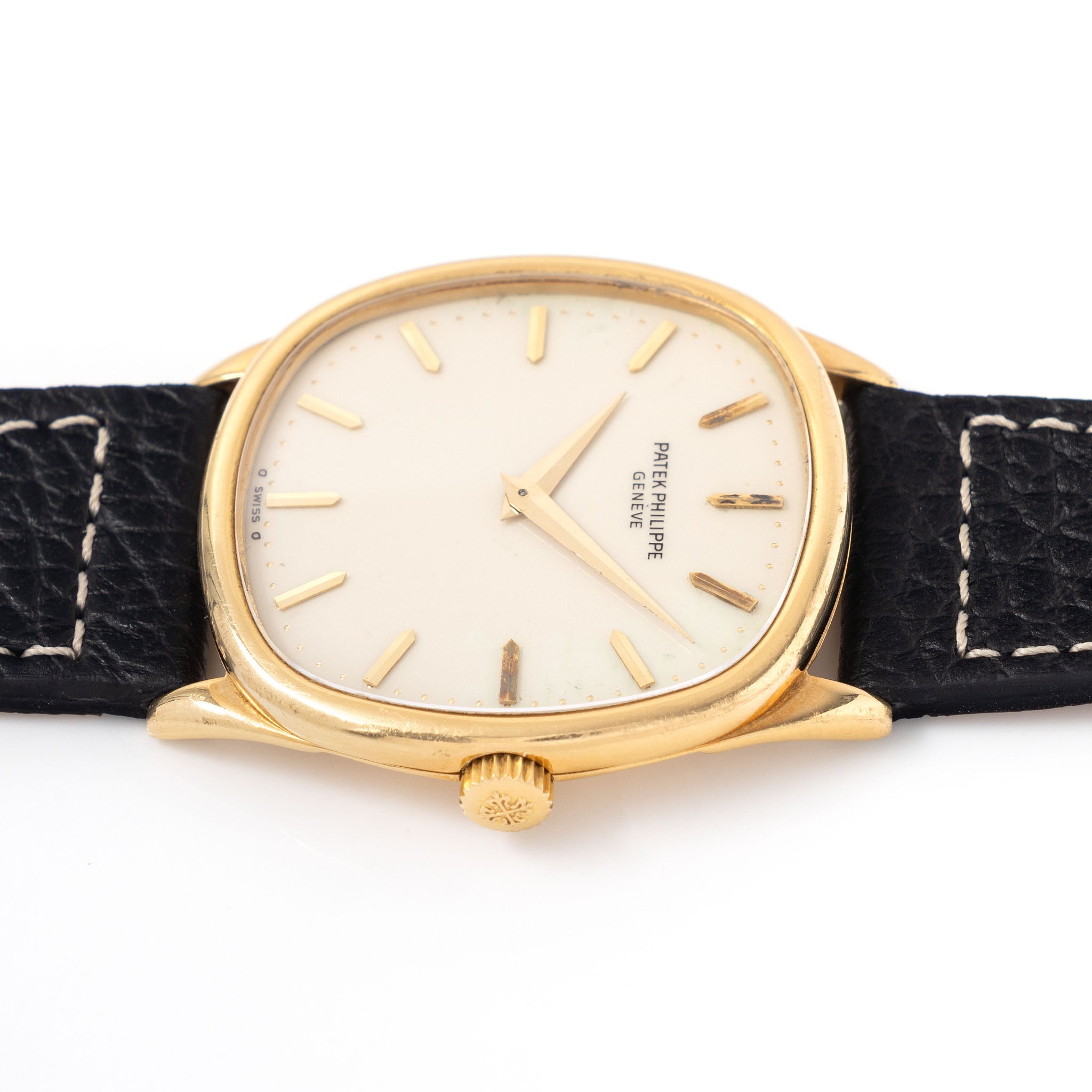 Patek Philippe Golden Ellipse Porcelain dial in 18k yellow gold ref 3844J