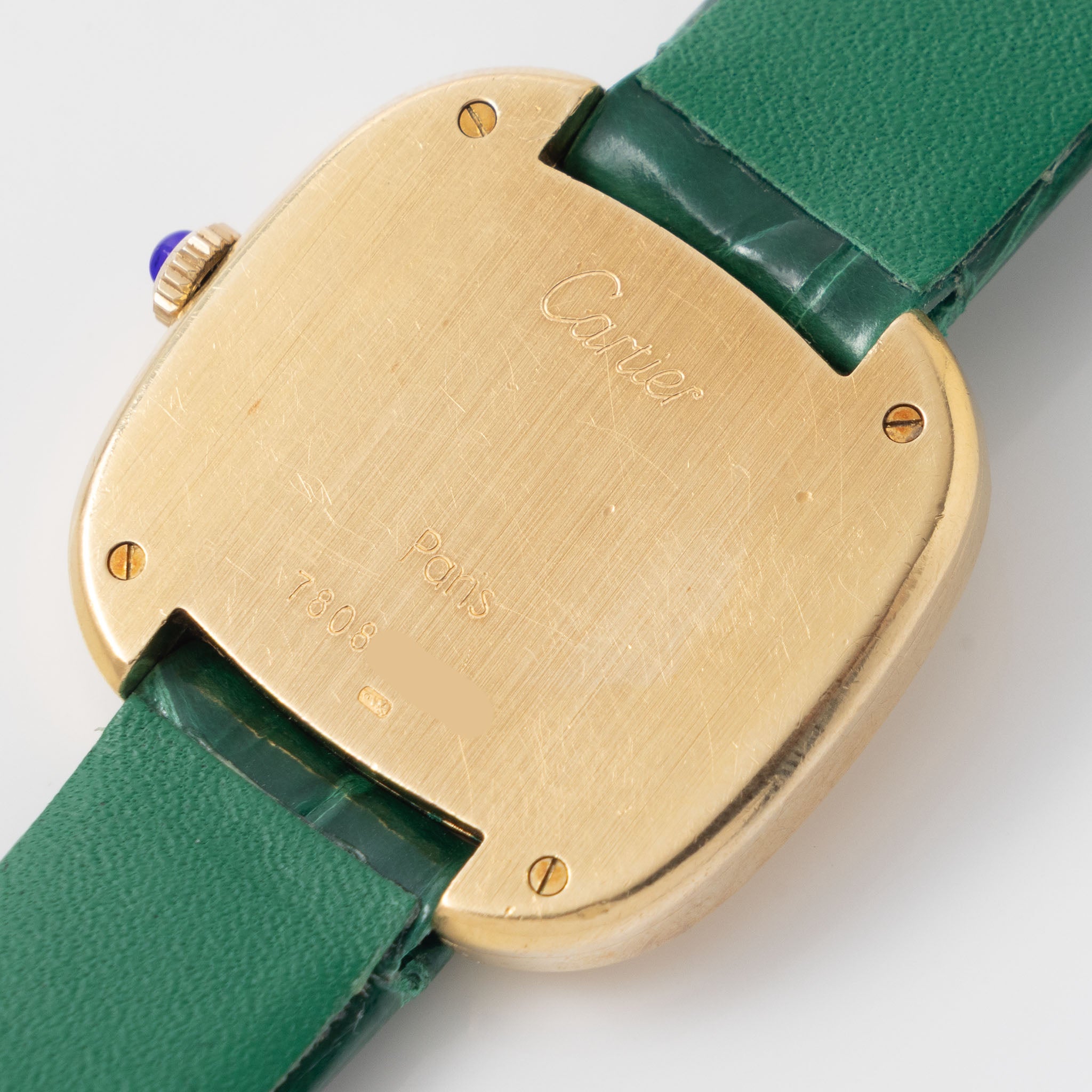 Cartier Gondole in 18 k yellow gold Paris dial ref 78085