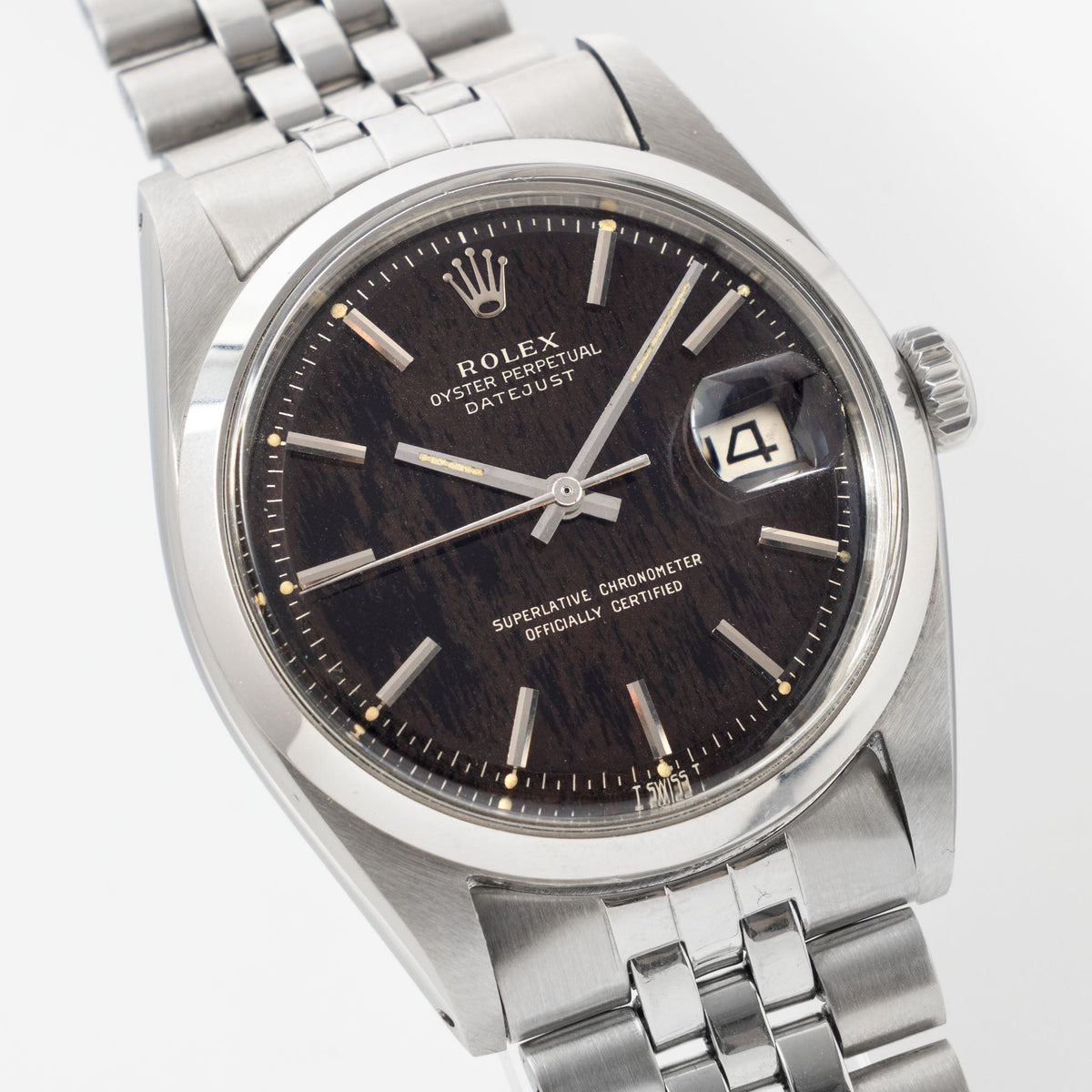 Rolex Datejust 1600 Tropical Gilt Dial with Wood Effect