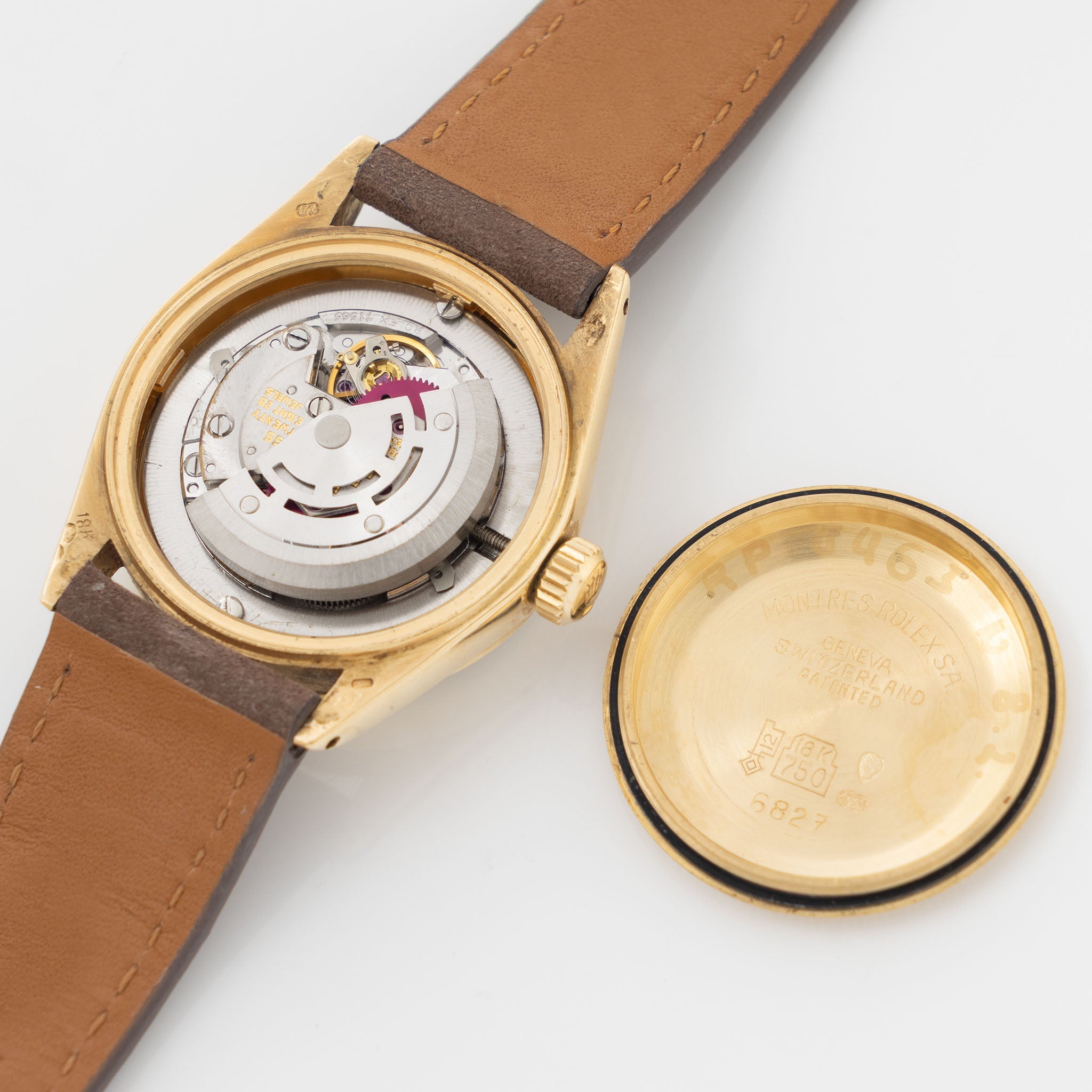 Rolex Datejust ref. 6827/8 Blue Sigma Dial in 18k Yellow Gold 31mm