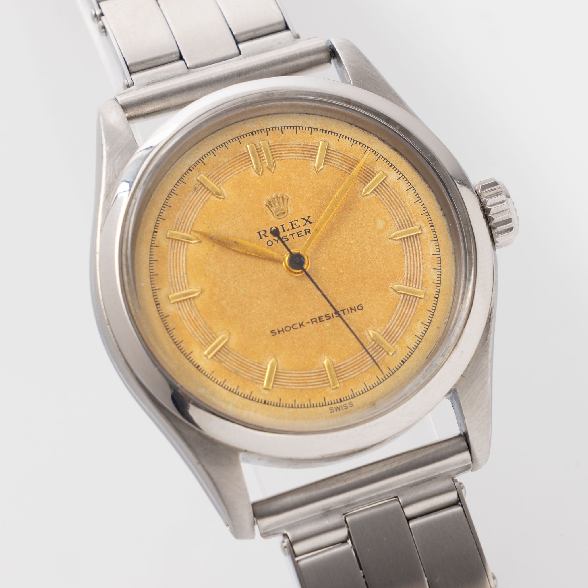 Rolex Oyster 6282 Cream Boiler Gauge Swiss Only Dial
