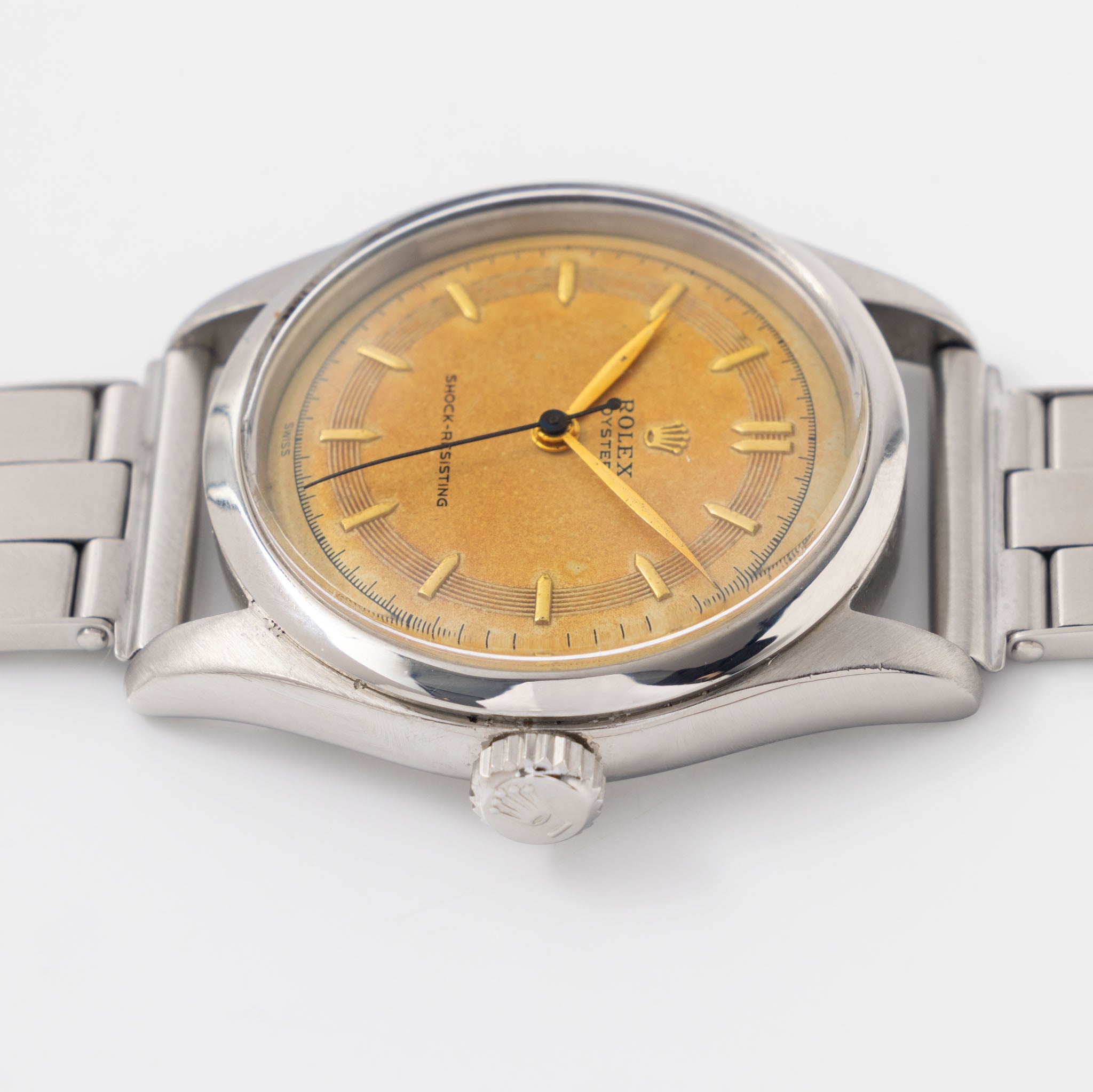 Rolex Oyster 6282 Cream Boiler Gauge Swiss Only Dial