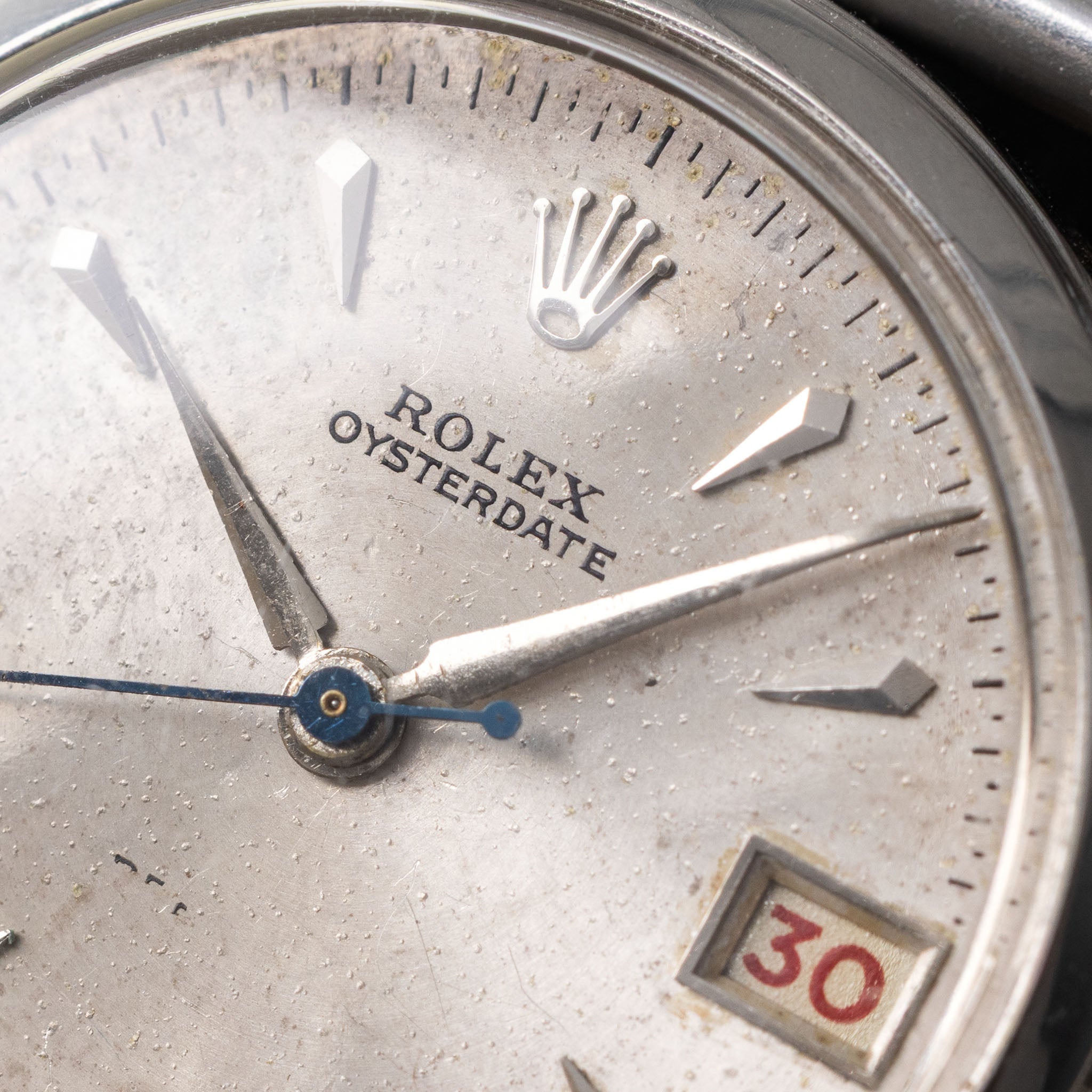 Rolex Oysterdate Precision Silver Star "Stelline " dial ref 6066