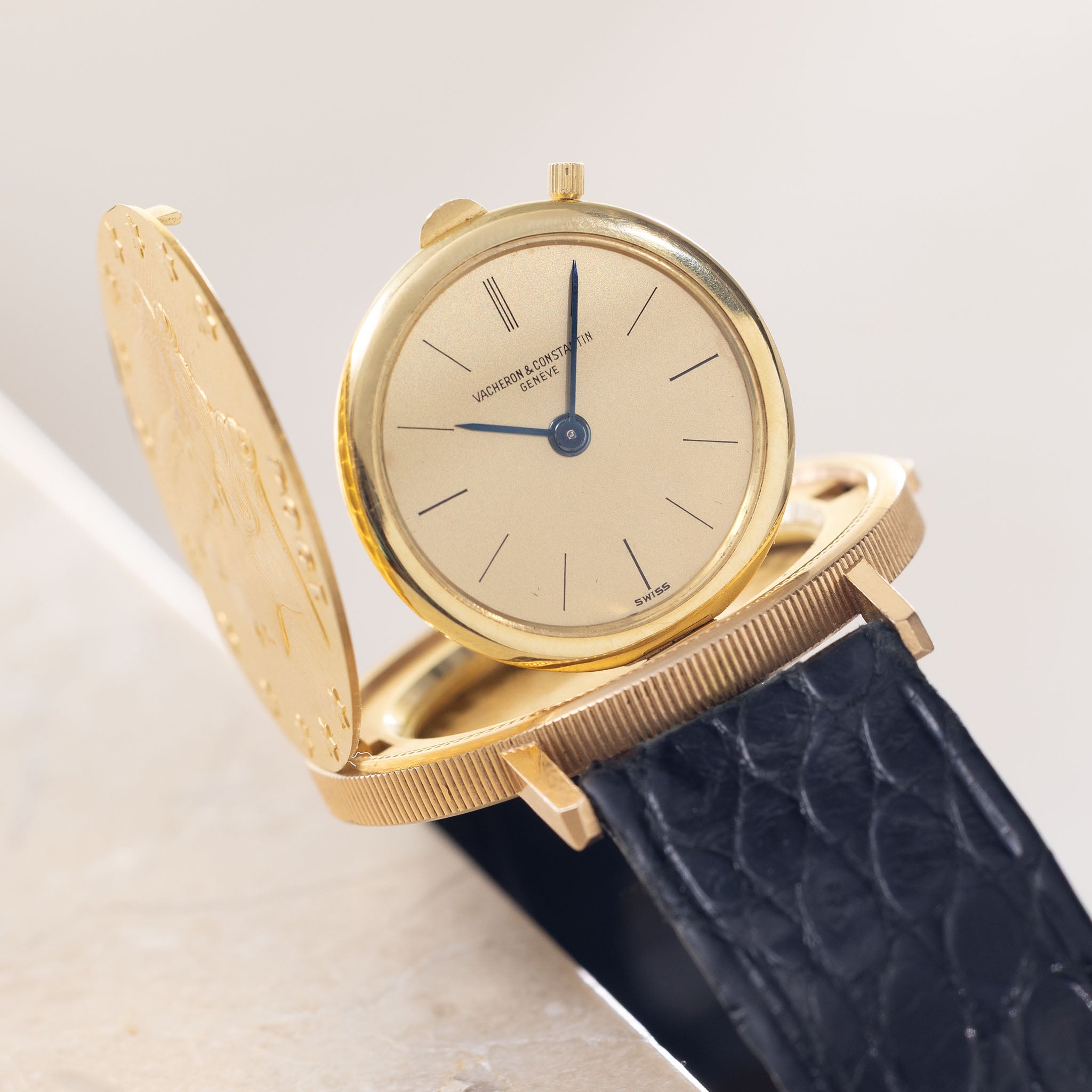 Vacheron Constantin Coin Watch in 18k Yellow Gold 4928