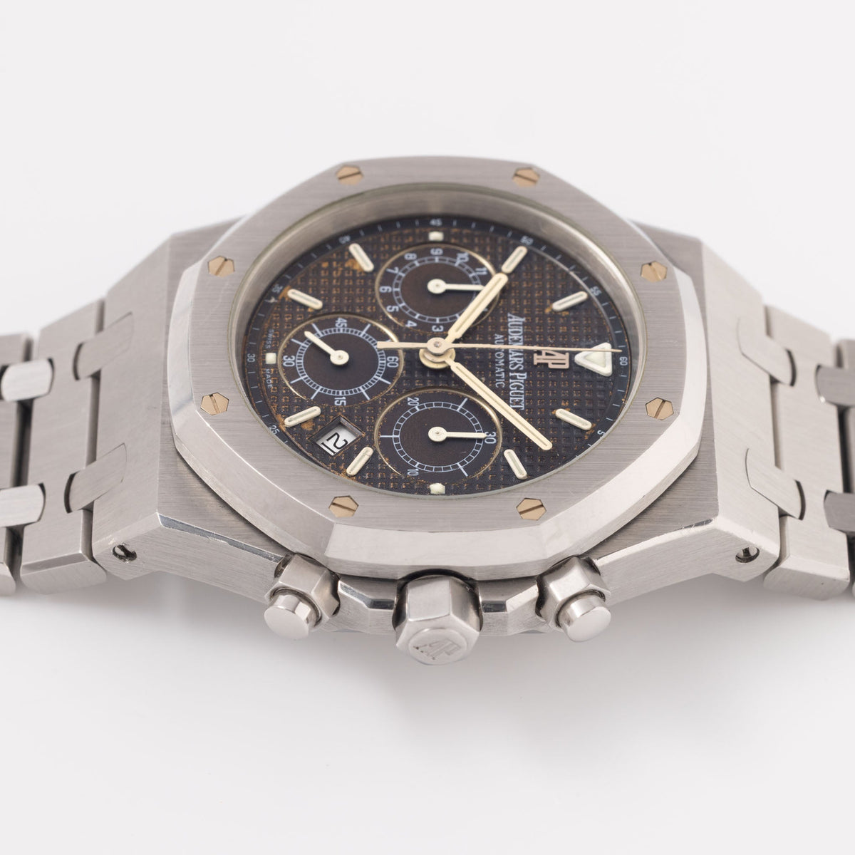 Audemars Piguet Royal Oak Chronograph 25860ST - Tropical Petite Tapisserie Dial