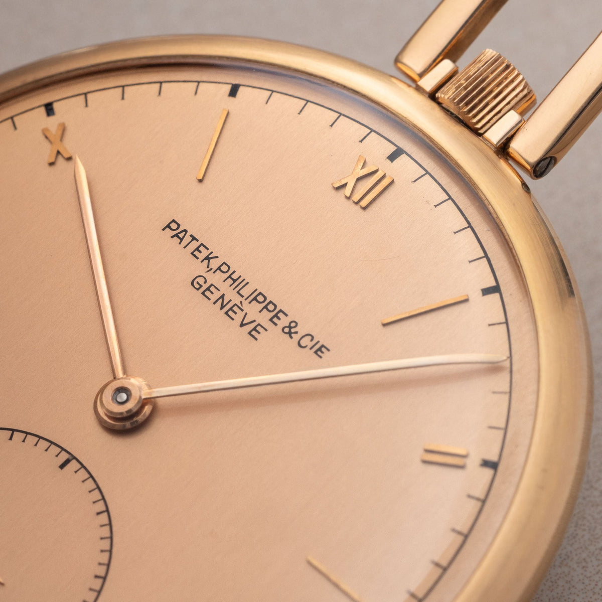 Patek Philippe Pocket Watch in 18k Rose Gold “Pink on Pink”