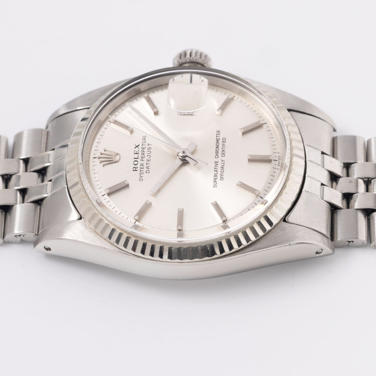 Rolex Datejust Ref. 1601 - Silver Soleil No-Lume Dial