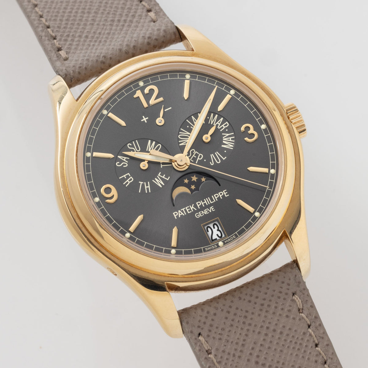 Patek Philippe Annual Calendar 5146J 010 Slate Grey Dial in 18k Yellow Gold