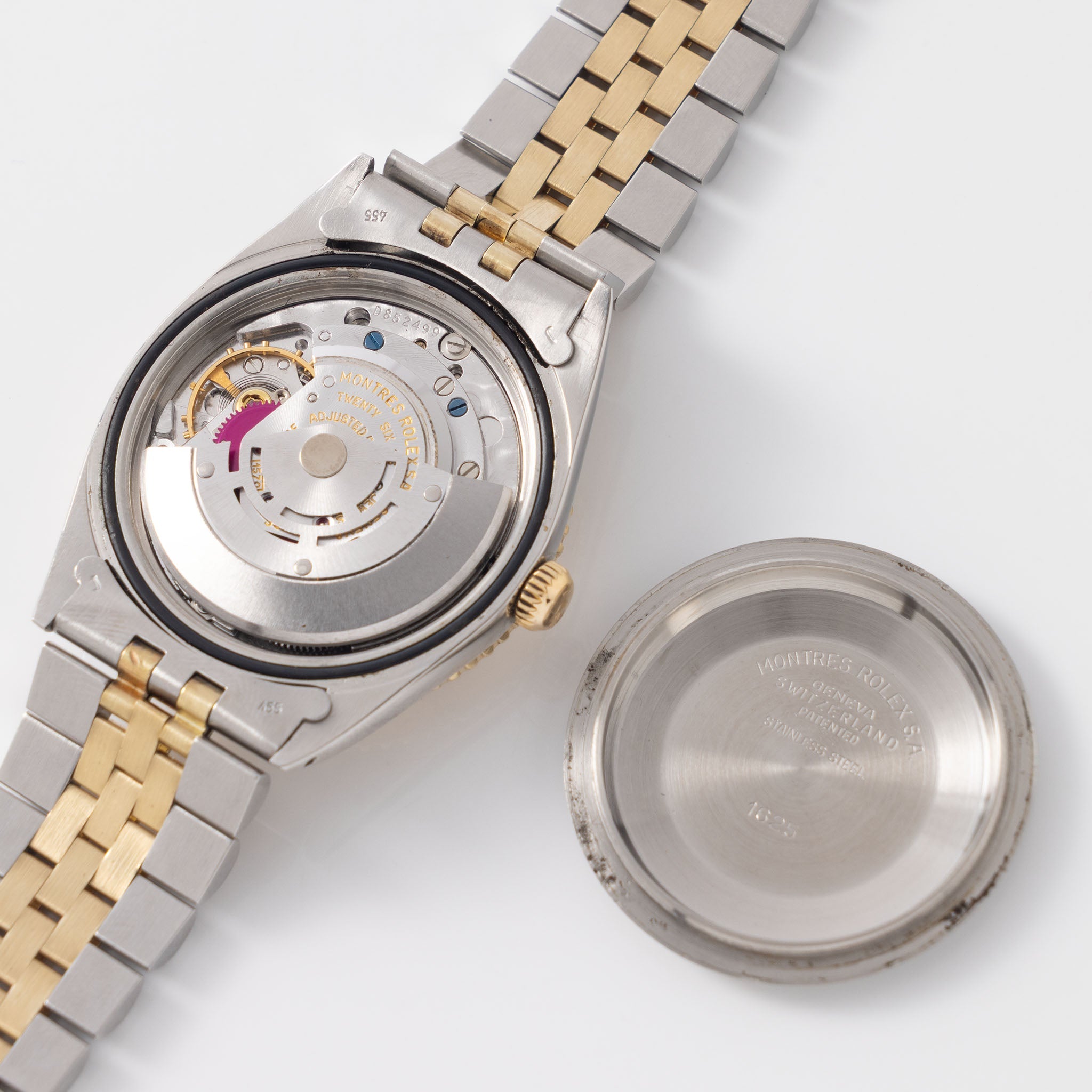 Rolex Datejust "Turnograph "Champagne dial ref 1625 /3 steel and gold execution